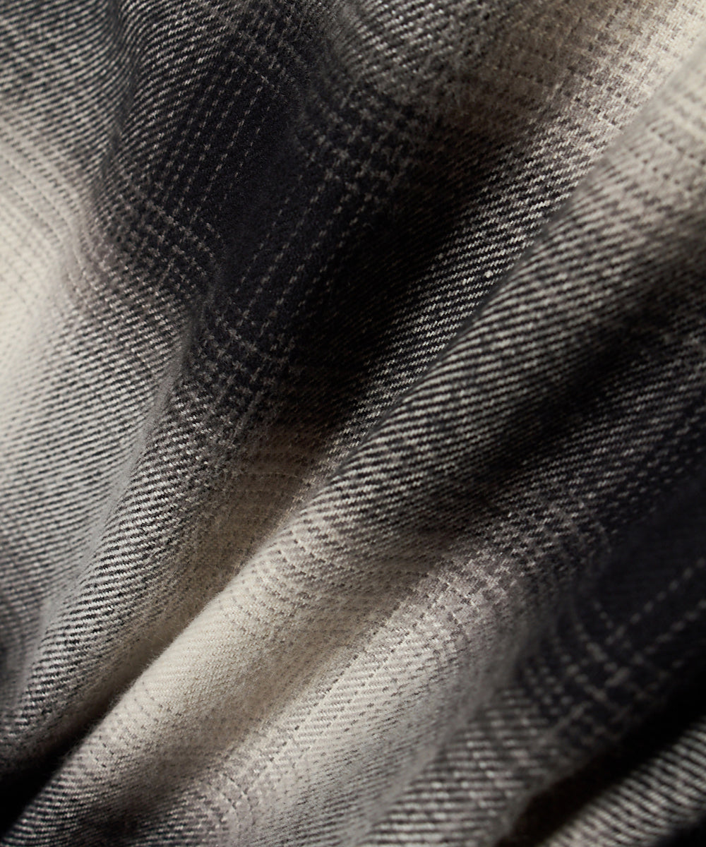 OMBRE CHECK EASY PANTS WITH ELASTIC HEM