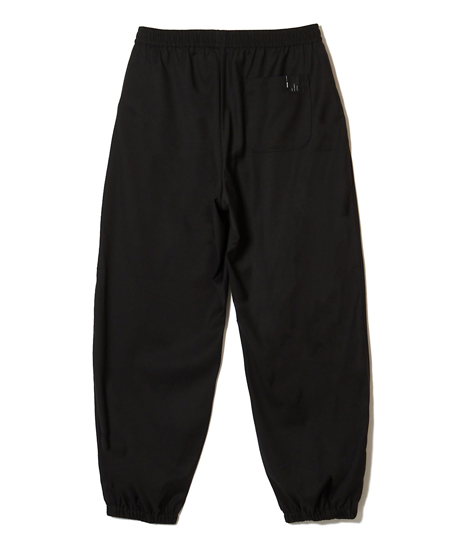 SUIT FABRIC EASY PANTS WITH ELASTIC HEM