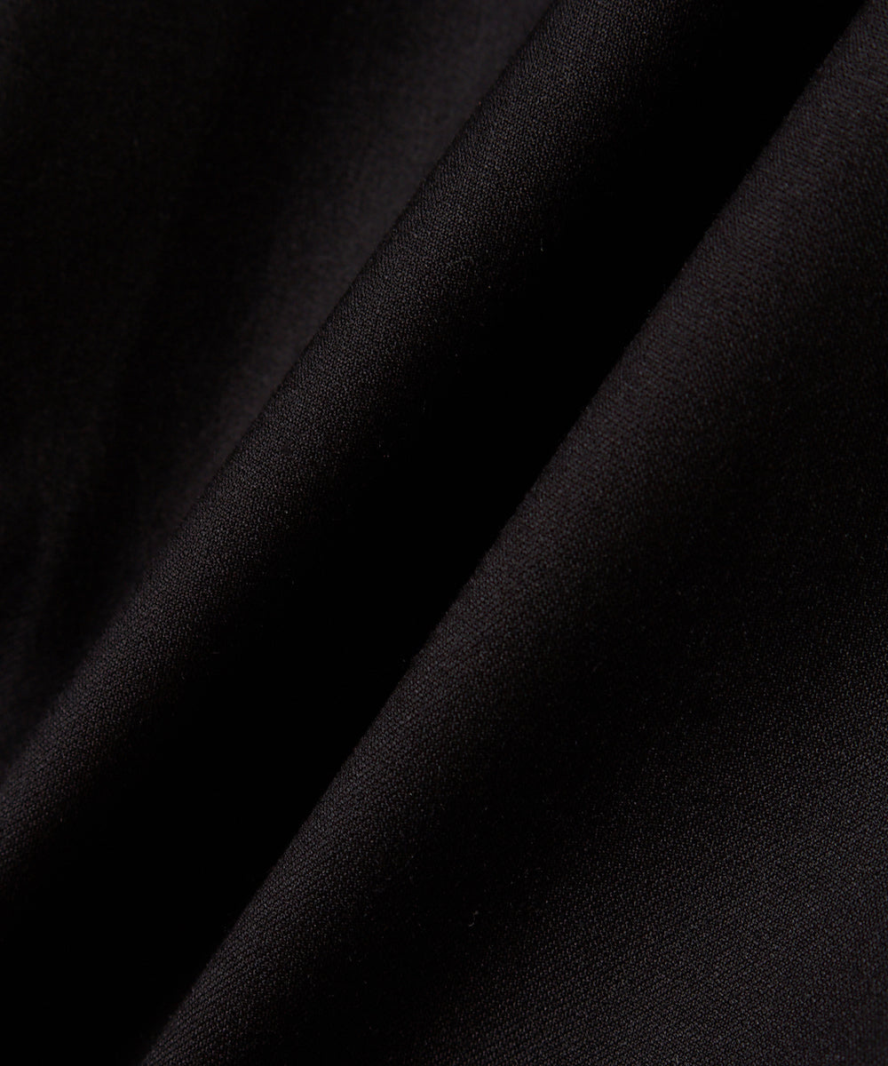 SUIT FABRIC EASY PANTS WITH ELASTIC HEM