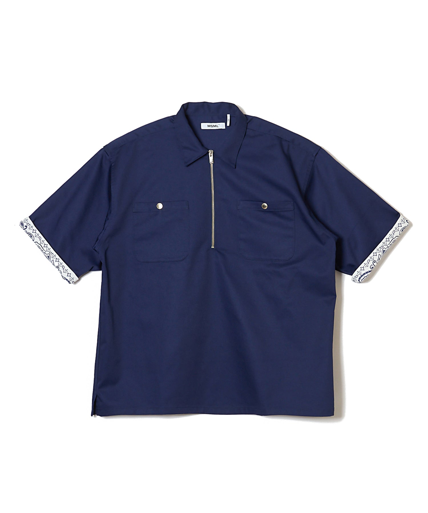 BANDANA HALF ZIP SHIRT