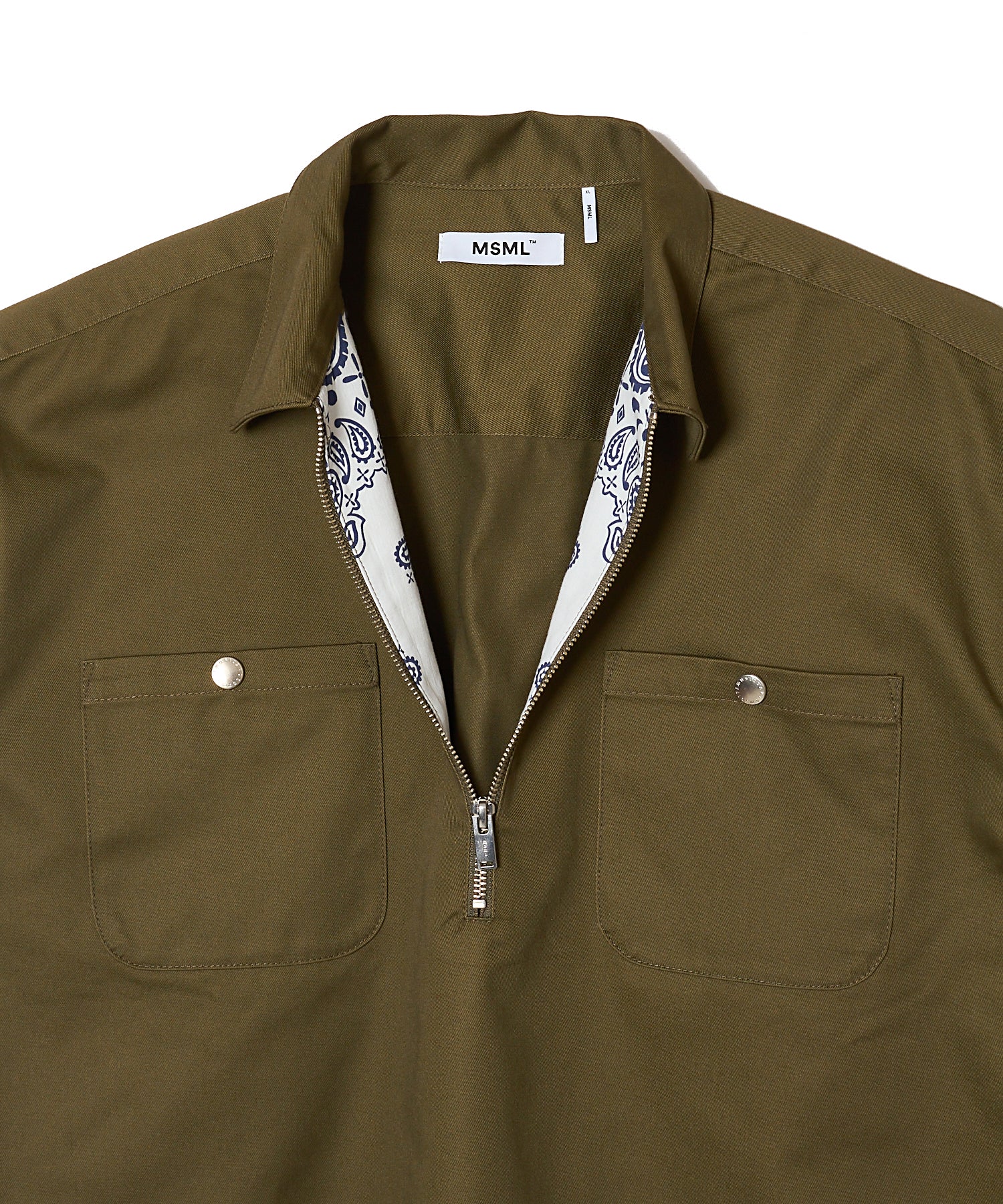 BANDANA HALF ZIP SHIRT