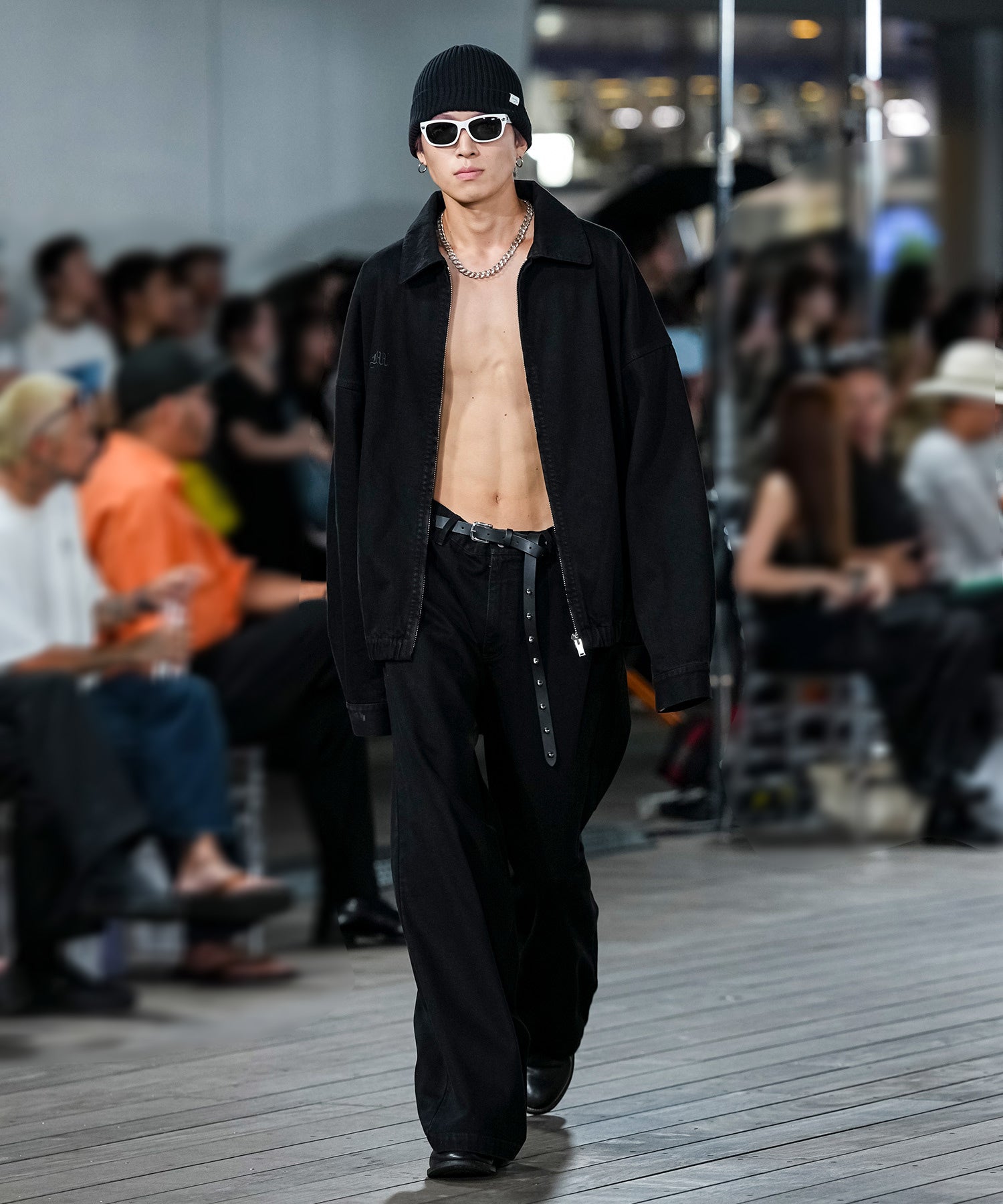 WIDE DENIM PANTS / ONE WASHED