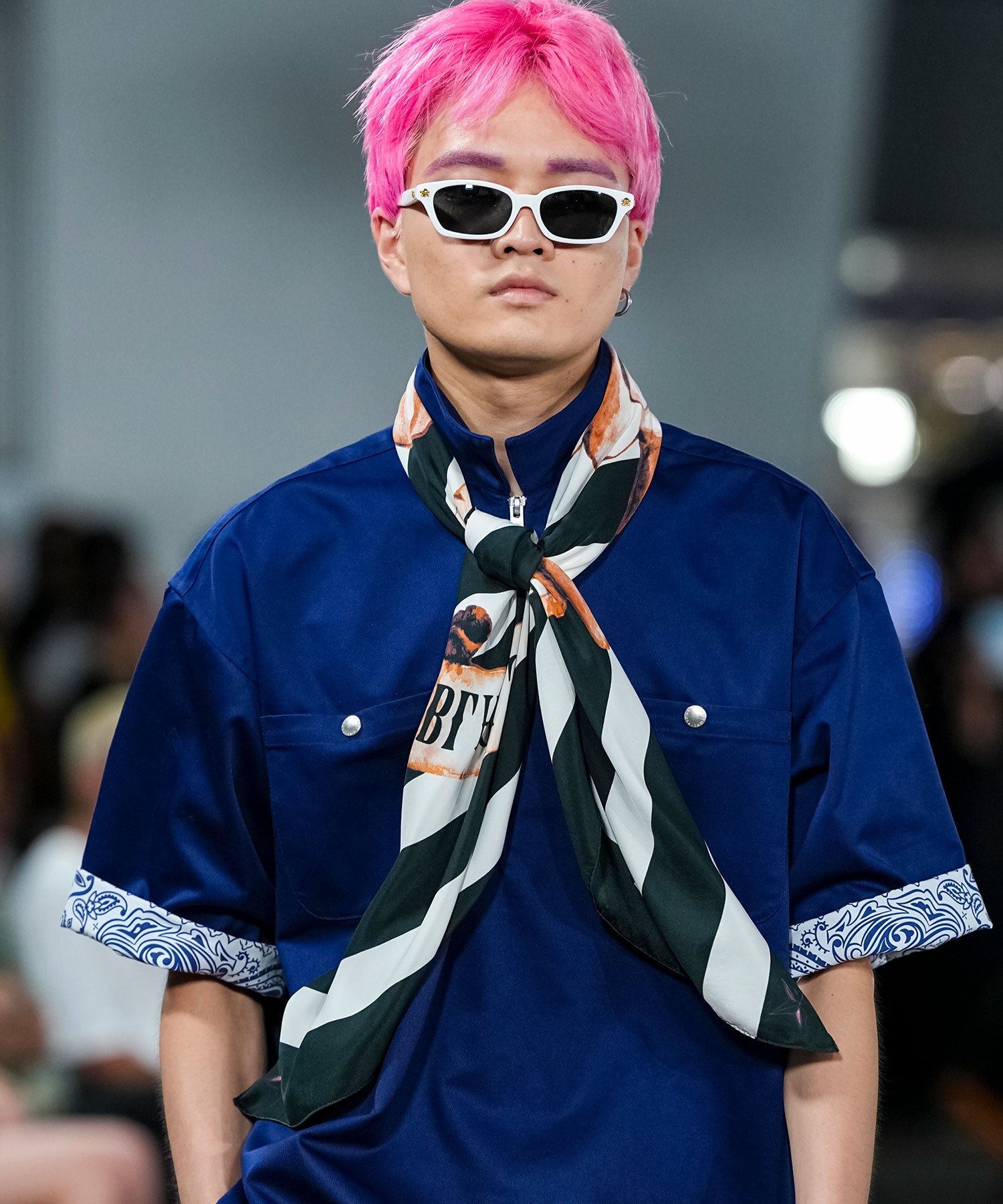 BANDANA HALF ZIP SHIRT