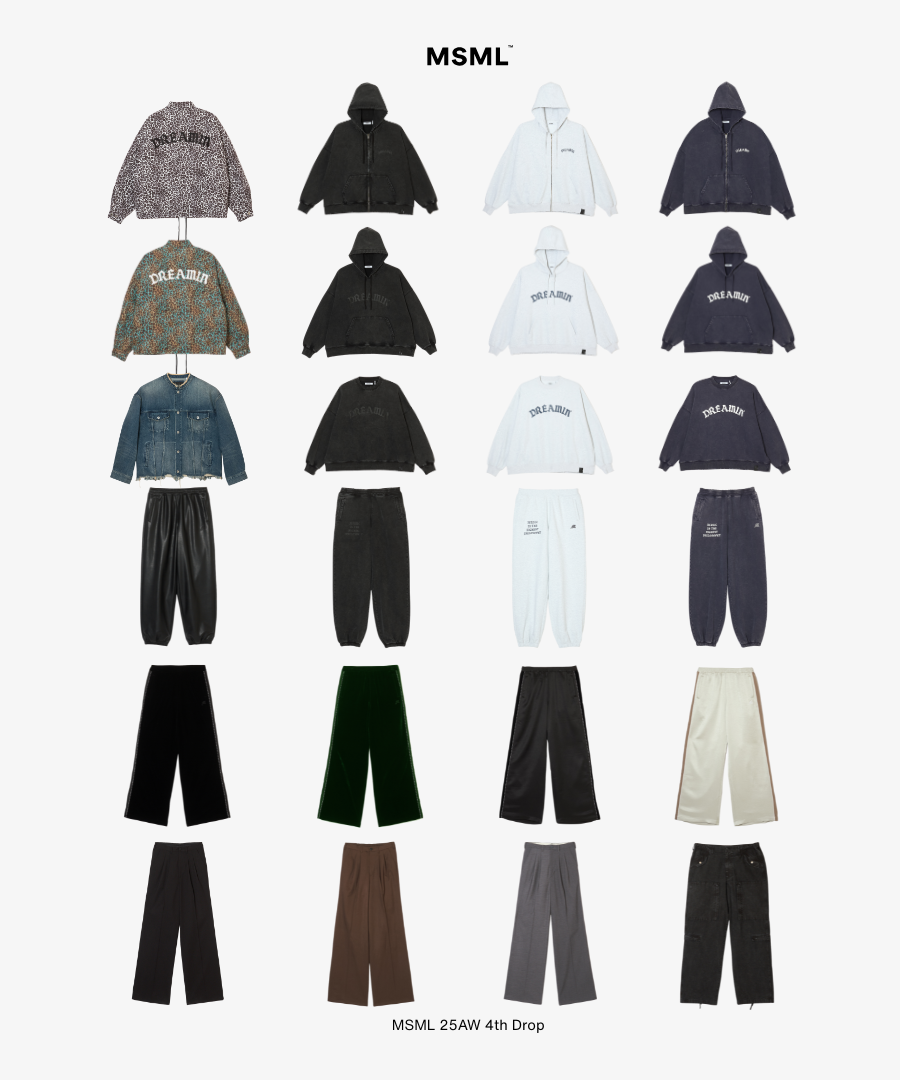 第四弾 MSML 2025 AW NEW COLLECTION