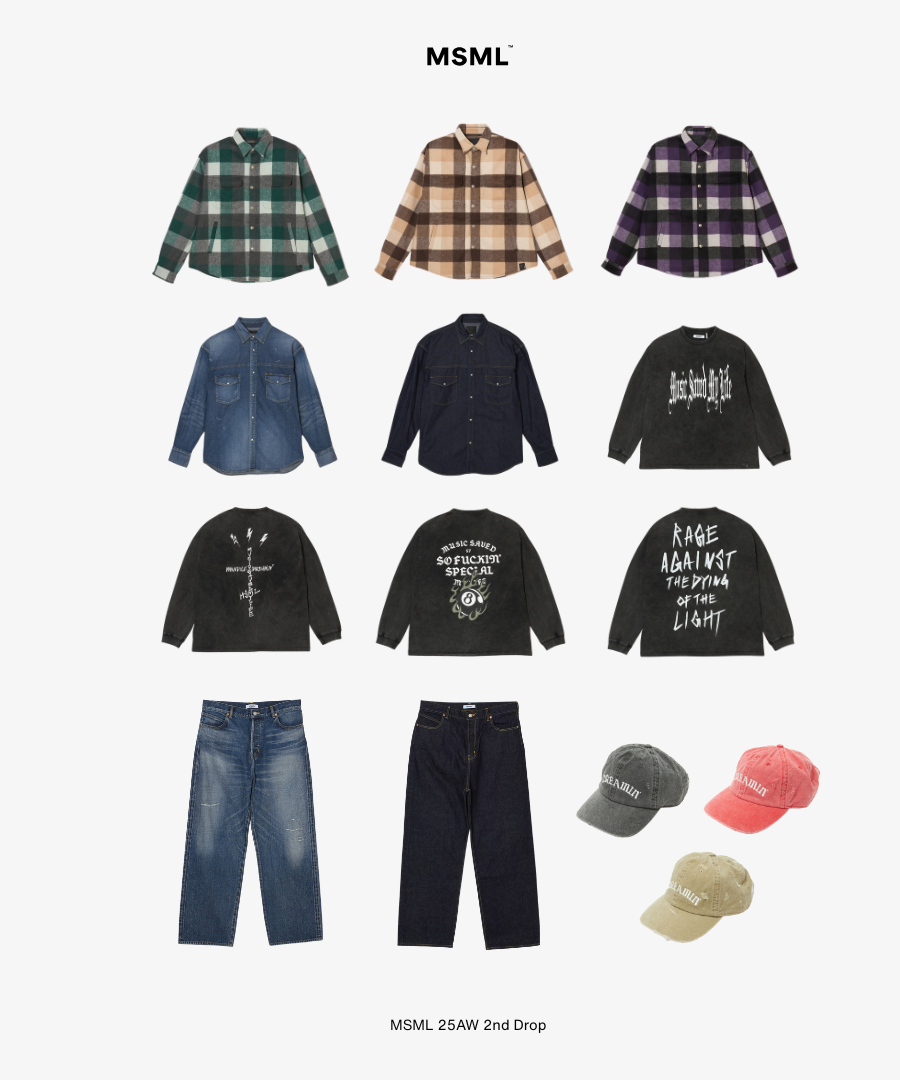 第二弾 MSML 2025 AW NEW COLLECTION