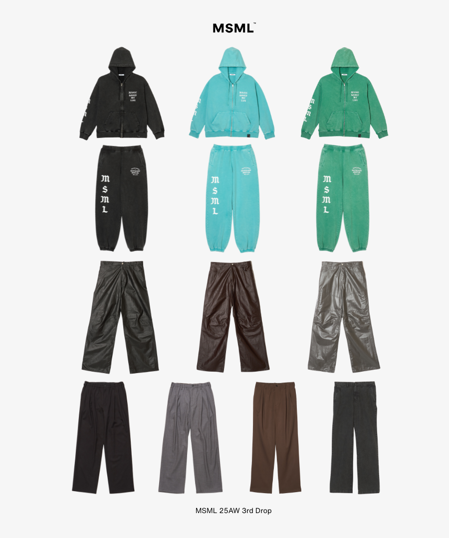 第三弾 MSML 2025 AW NEW COLLECTION