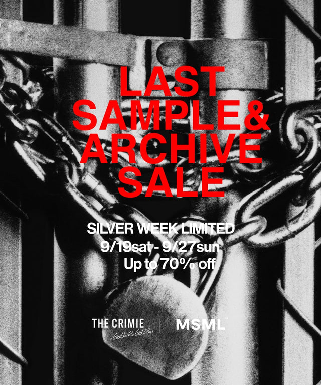 FINAL SAMPLE & ARCHIVE SALE "SILVER WEEK LIMITED"