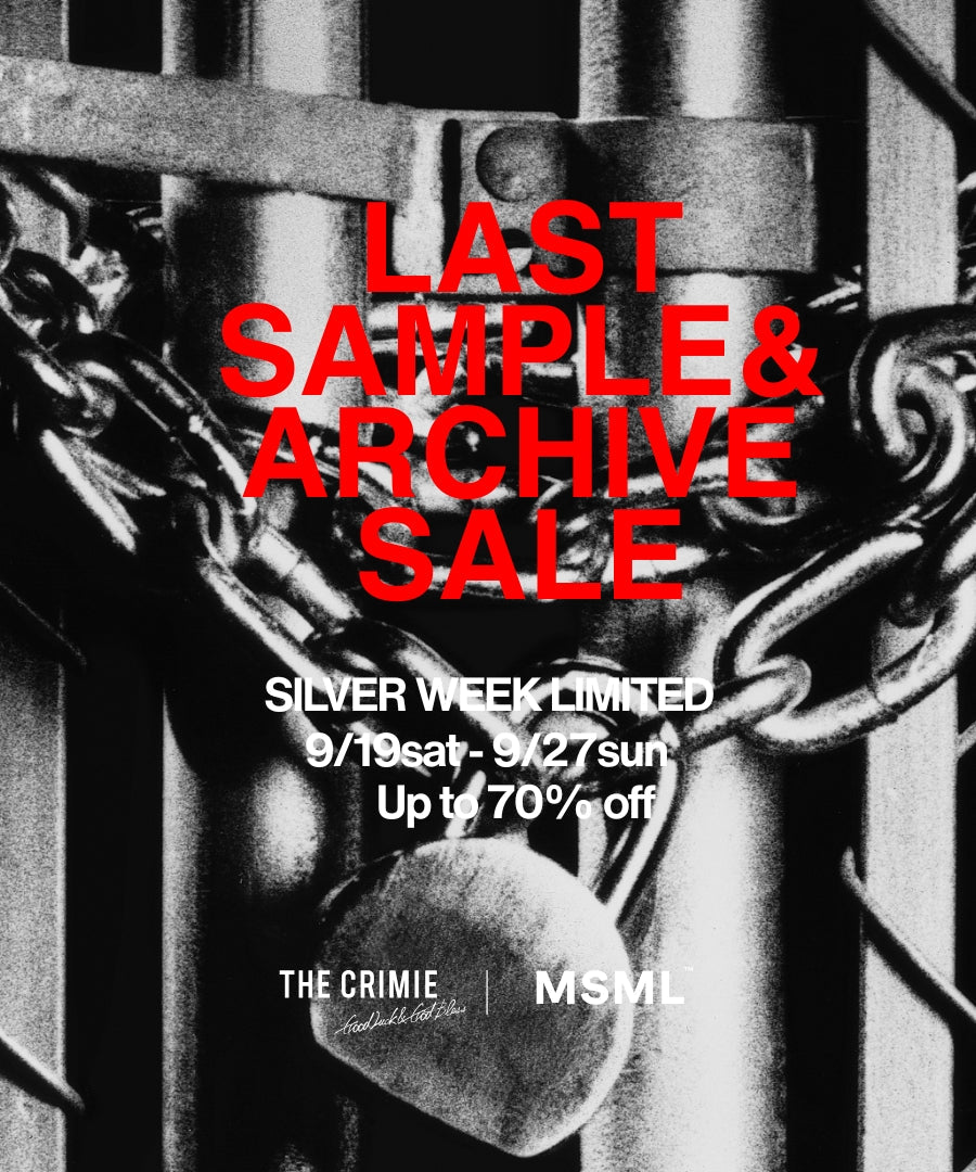 FINAL SAMPLE & ARCHIVE SALE "SILVER WEEK LIMITED"