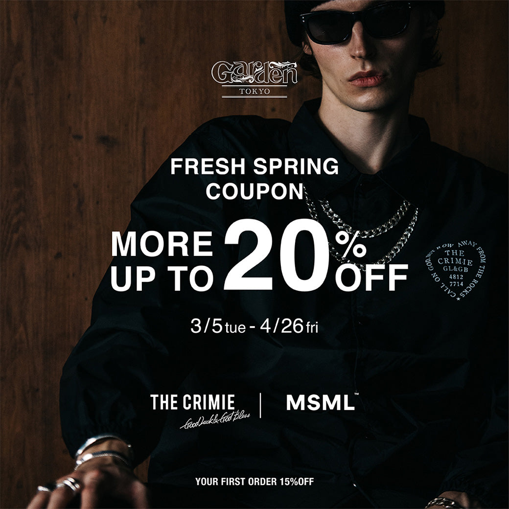 FRESH SPRING COUPON UP TO 20%OFF