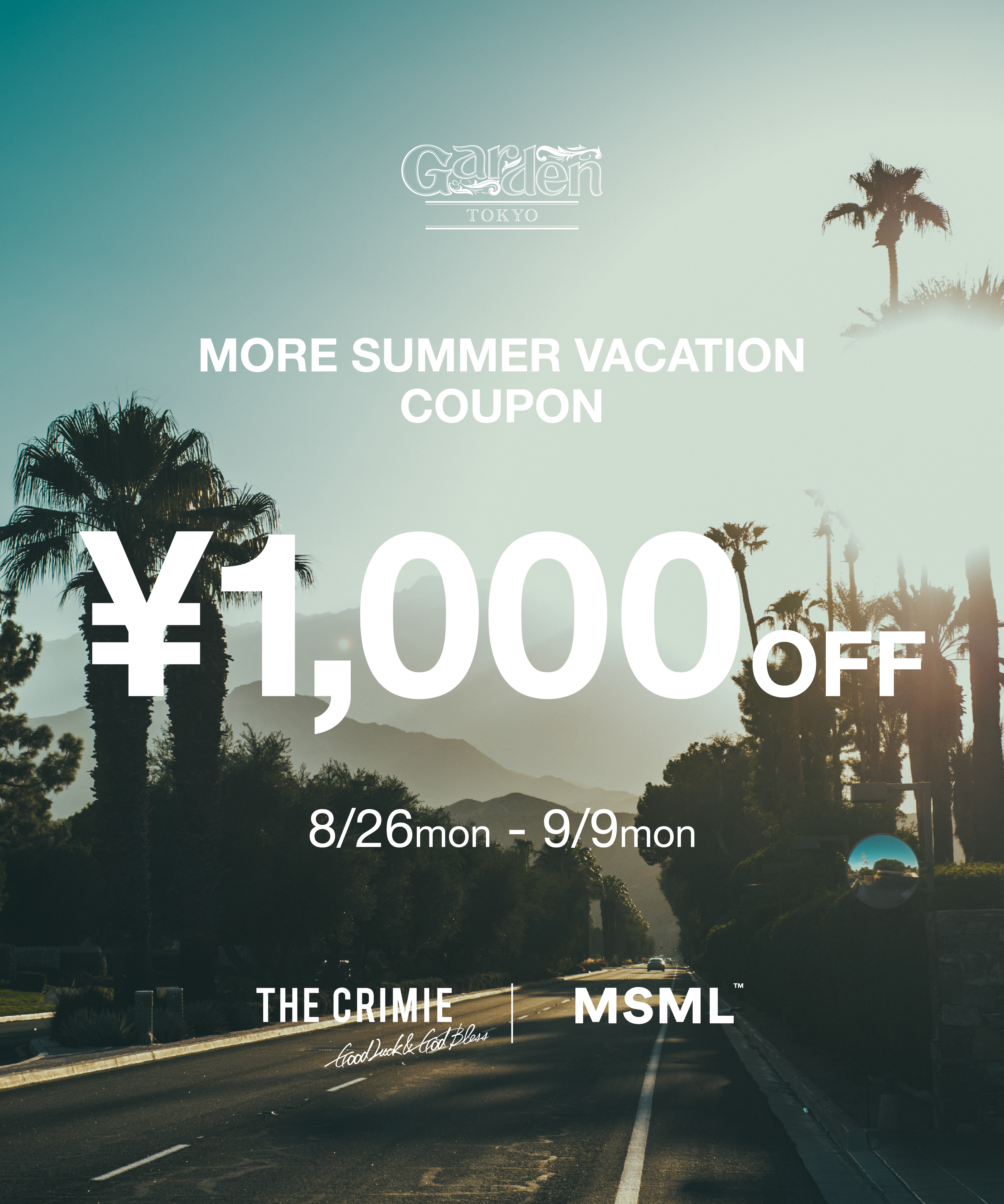 MORE SUMMER VACATION COUPON