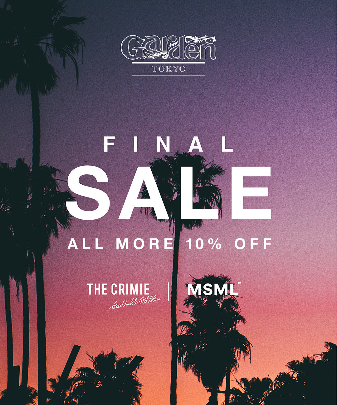 FINAL SALE ALL MORE 10% OFF