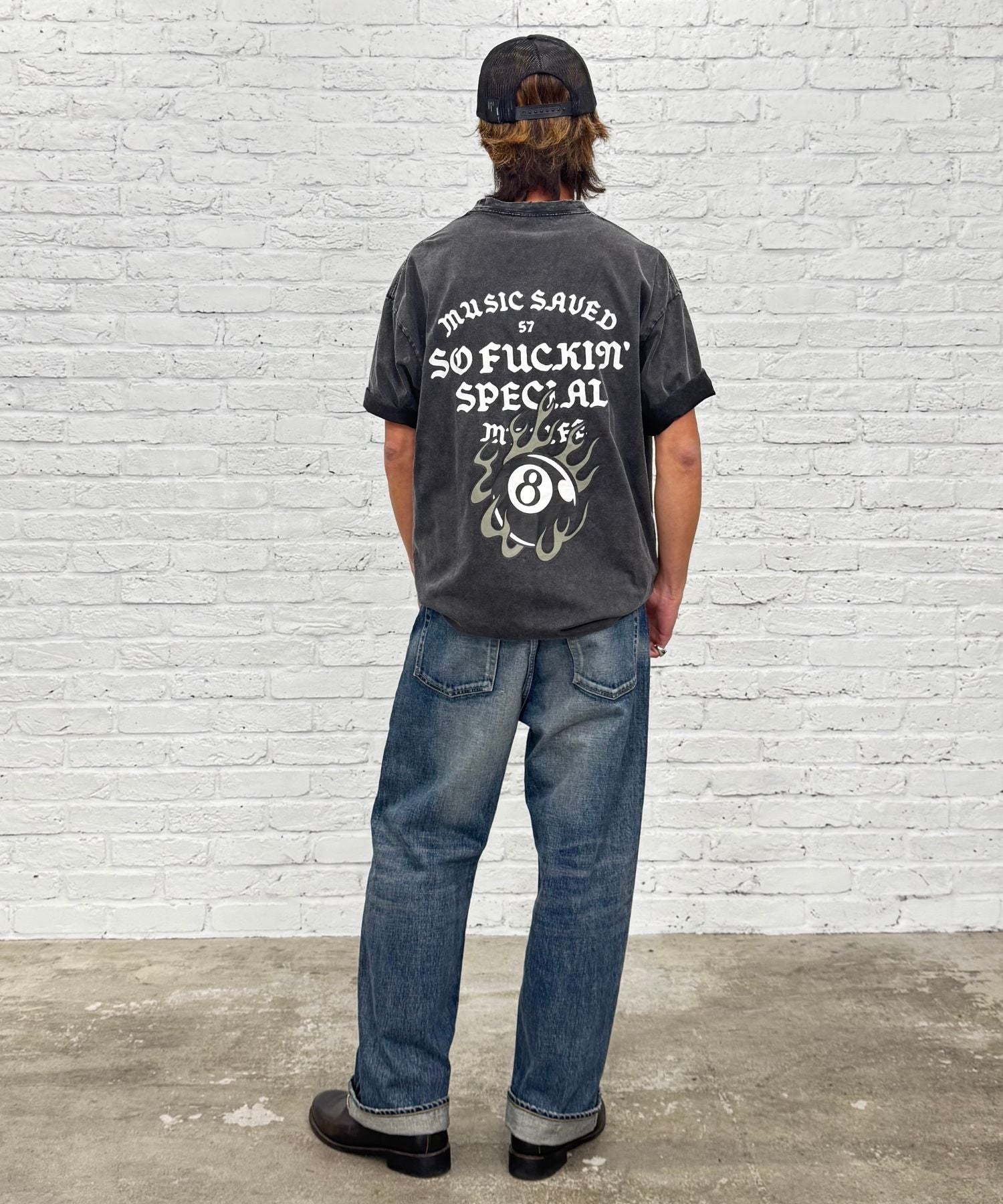 SELVEDGE DENIM PANTS/VINTAGE WASHED