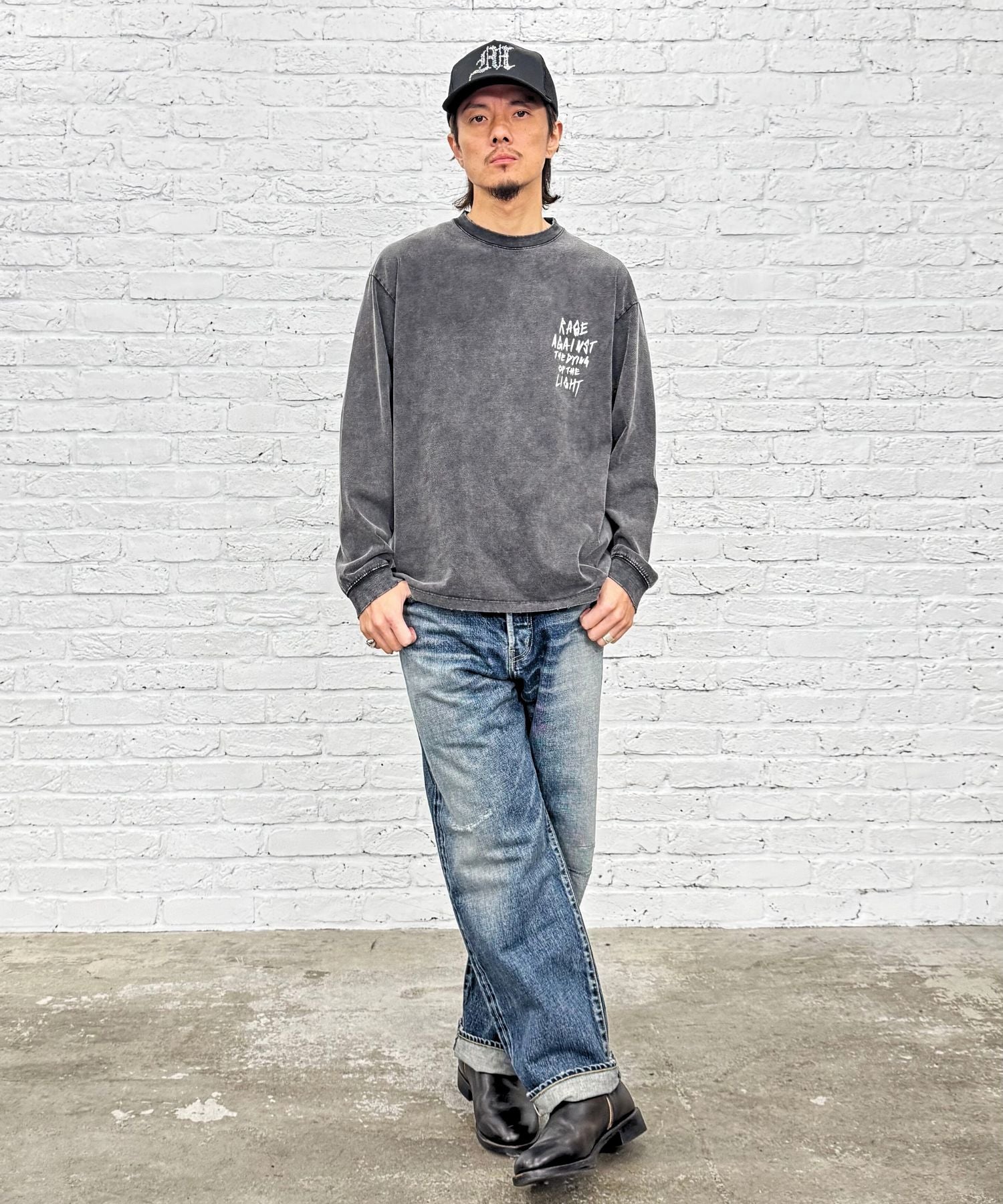 SELVEDGE DENIM PANTS/VINTAGE WASHED