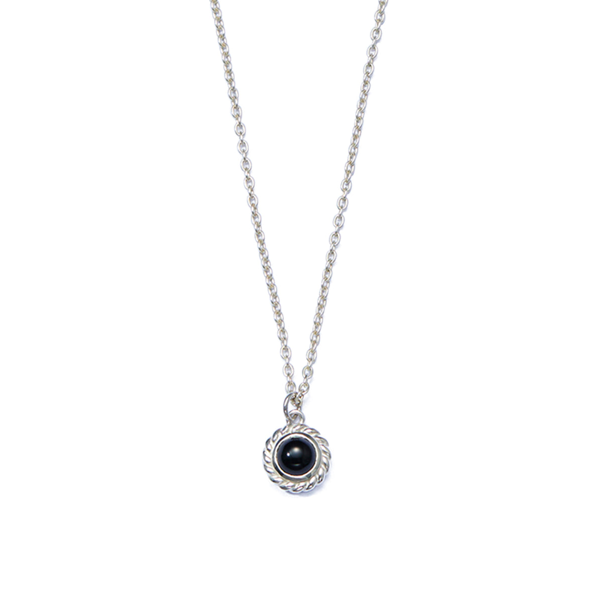 STONE SILVER NECKLACE