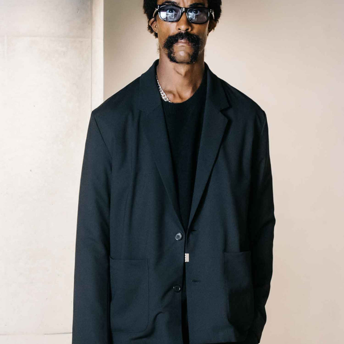 WOOL BLEND SUIT JACKET