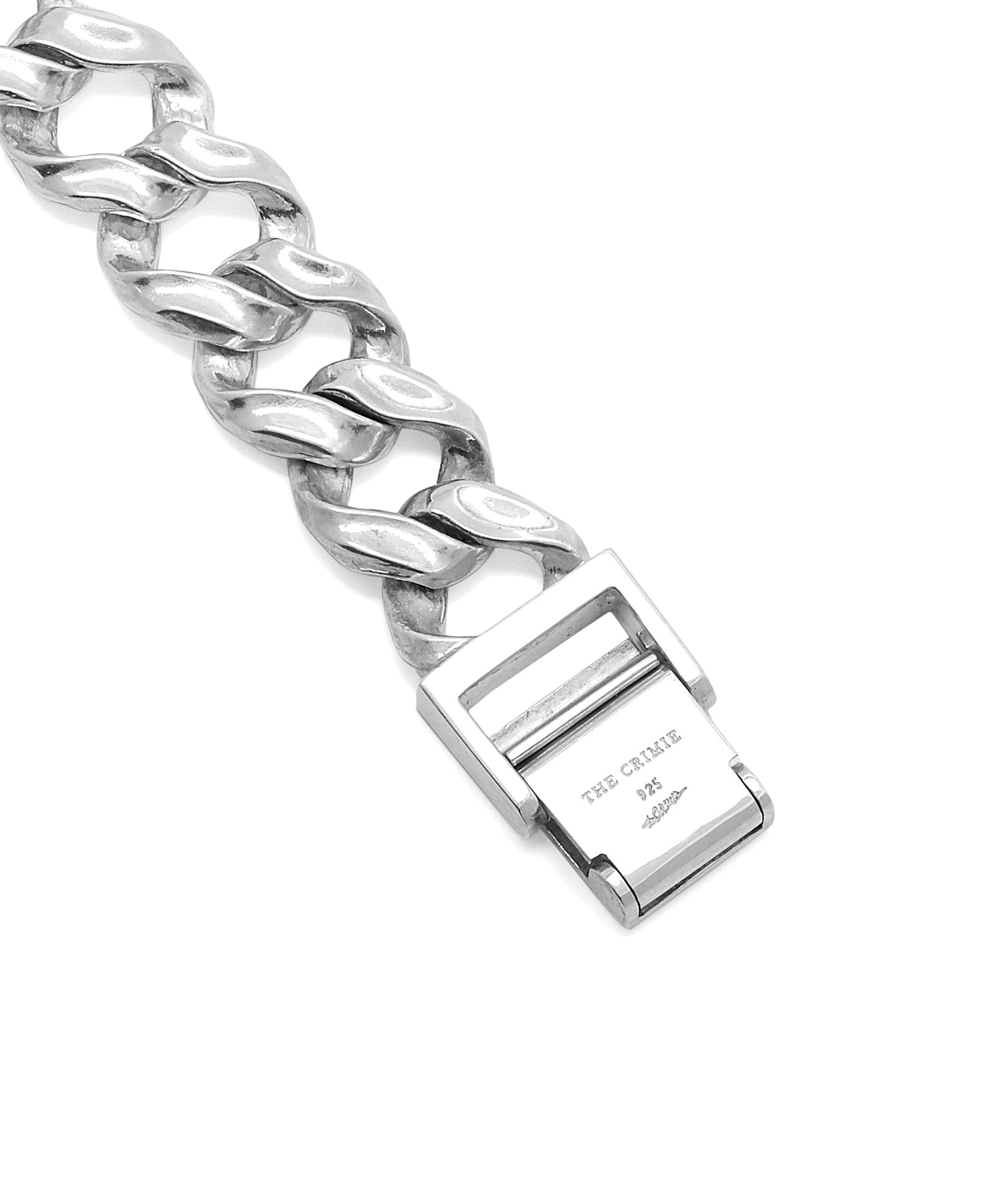 LINK CHAIN SKIN SILVER NECKLACE MIDDLE