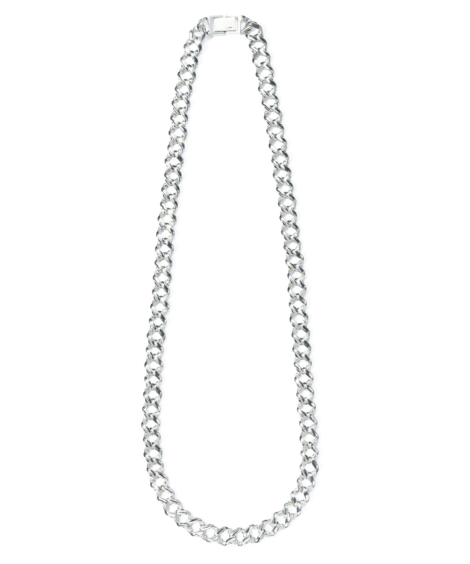 LINK CHAIN SKIN SILVER NECKLACE LONG
