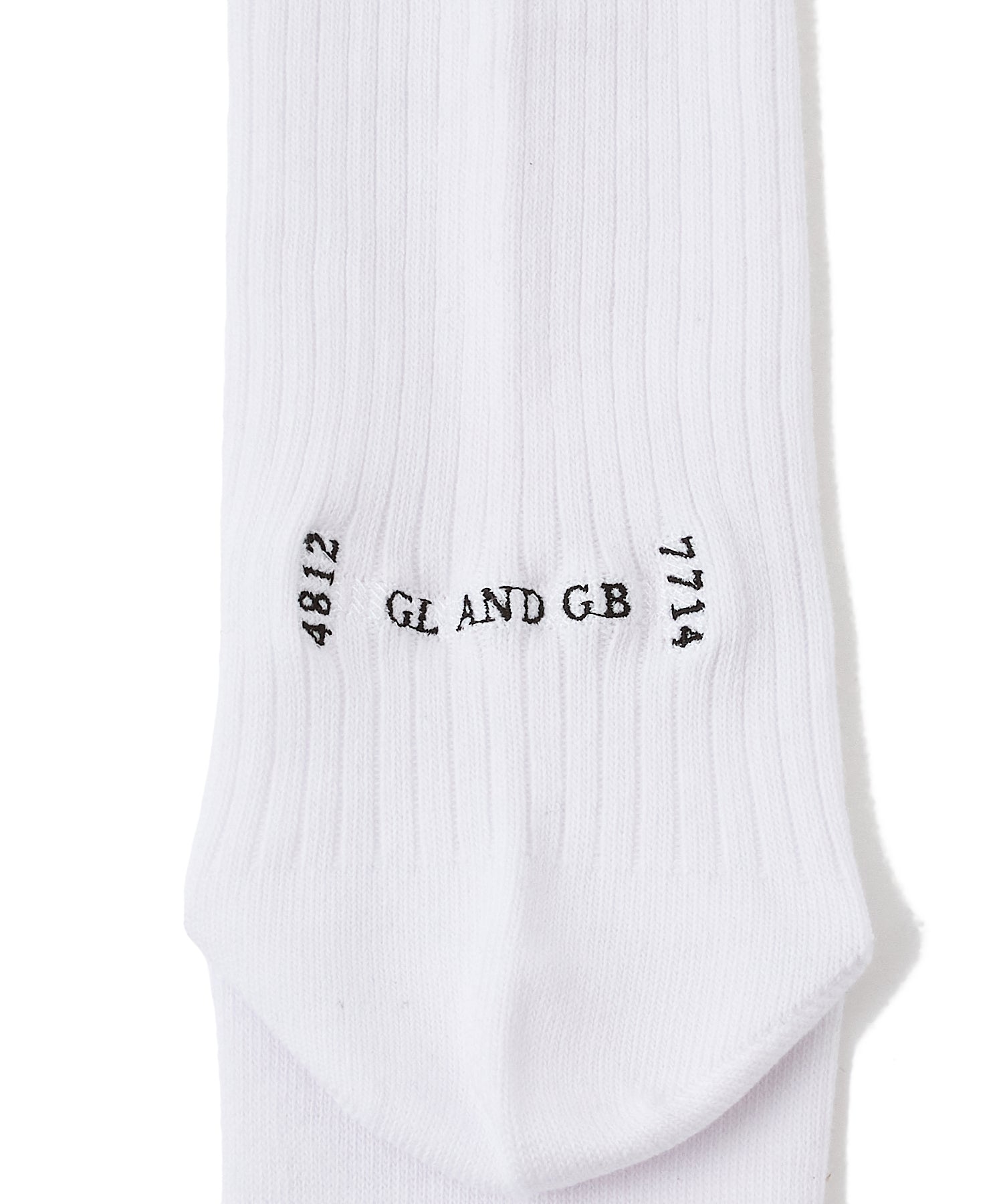 EMBROIDERY RIB SOX