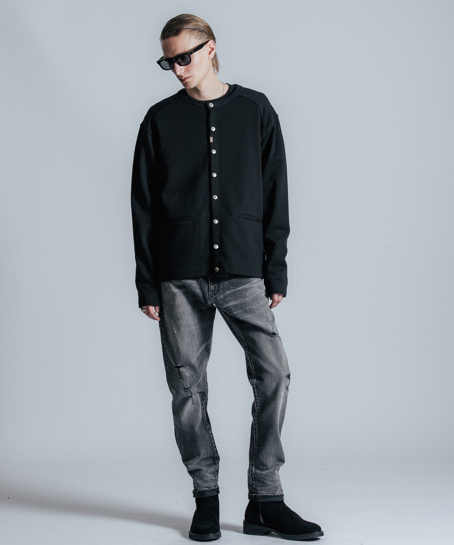 RIDERS CARDIGAN SWEAT