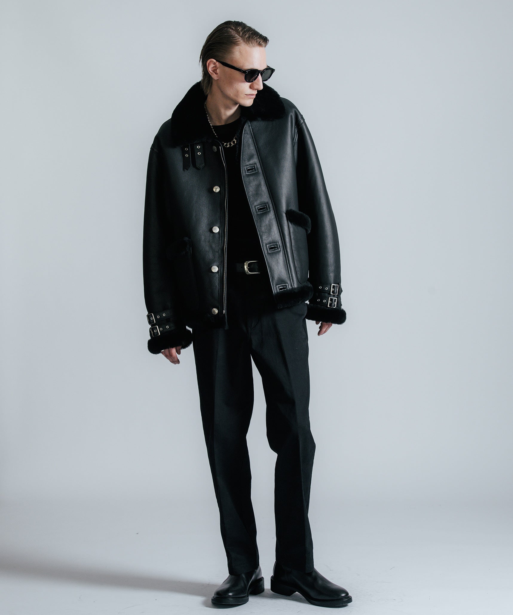 MOUTON LEATHER JACKET