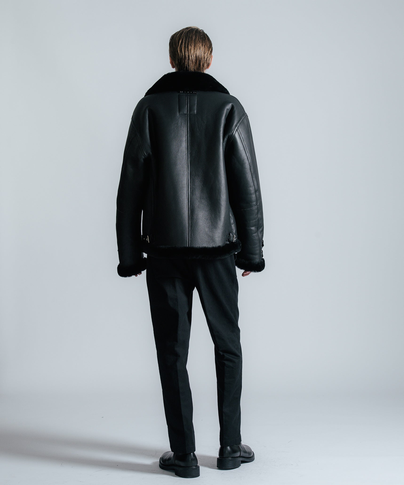 MOUTON LEATHER JACKET