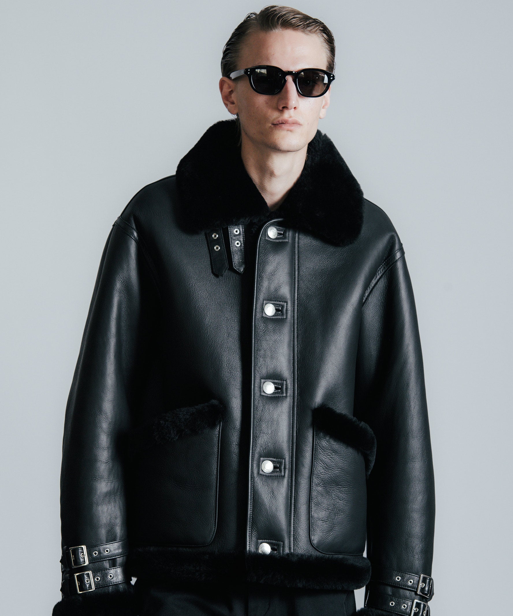 MOUTON LEATHER JACKET