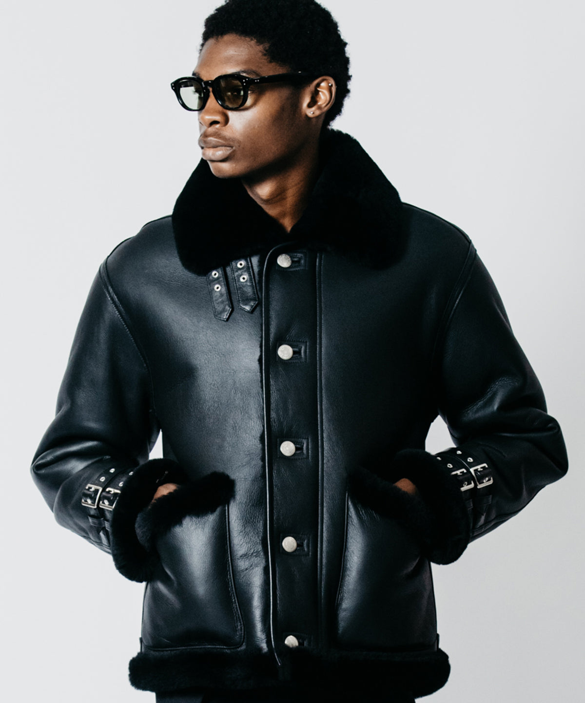 MOUTON LEATHER JACKET