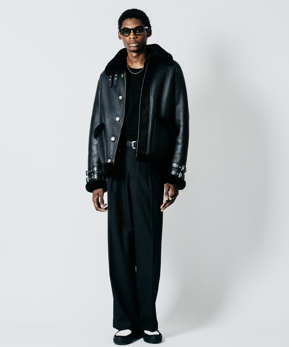MOUTON LEATHER JACKET