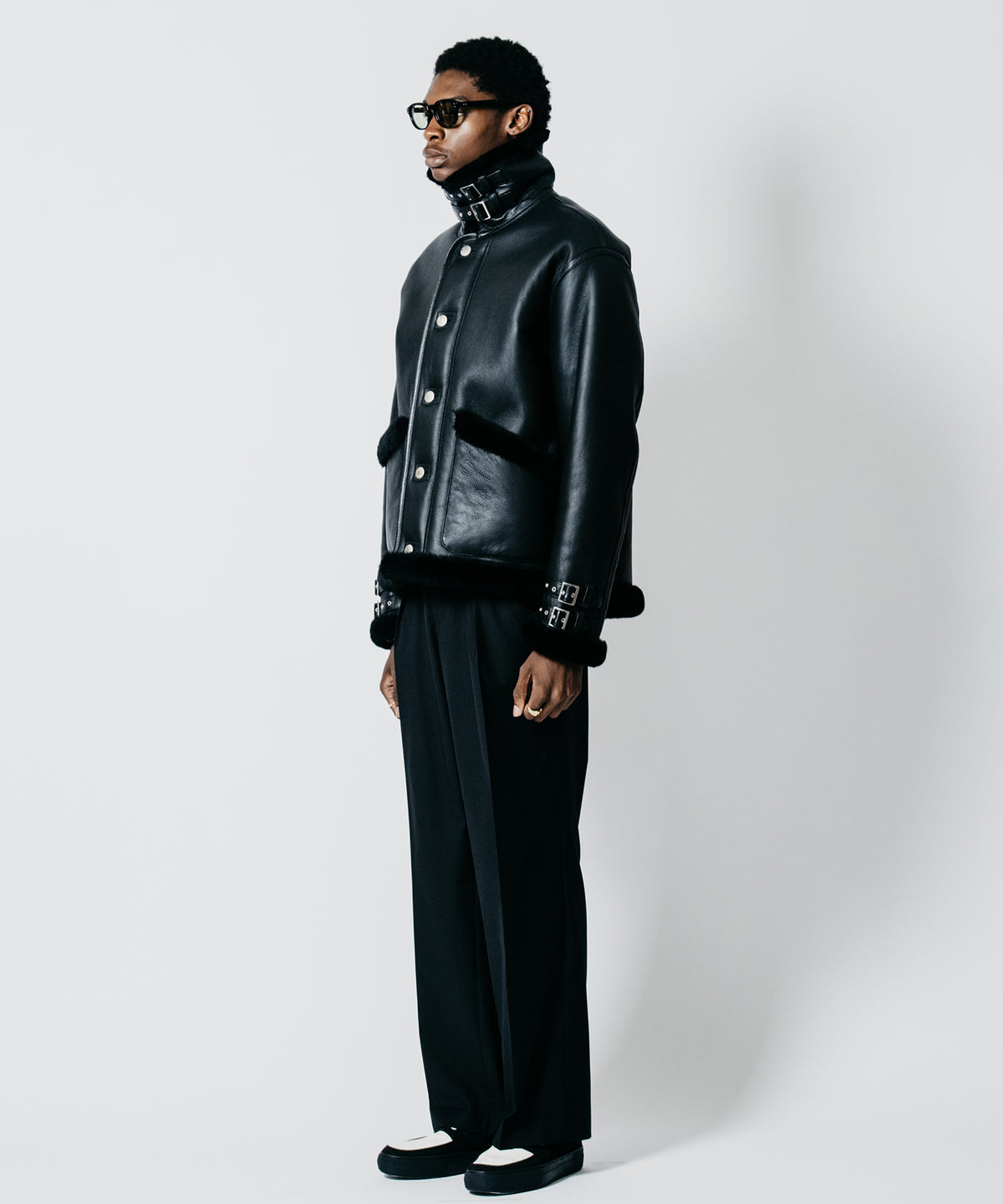 MOUTON LEATHER JACKET
