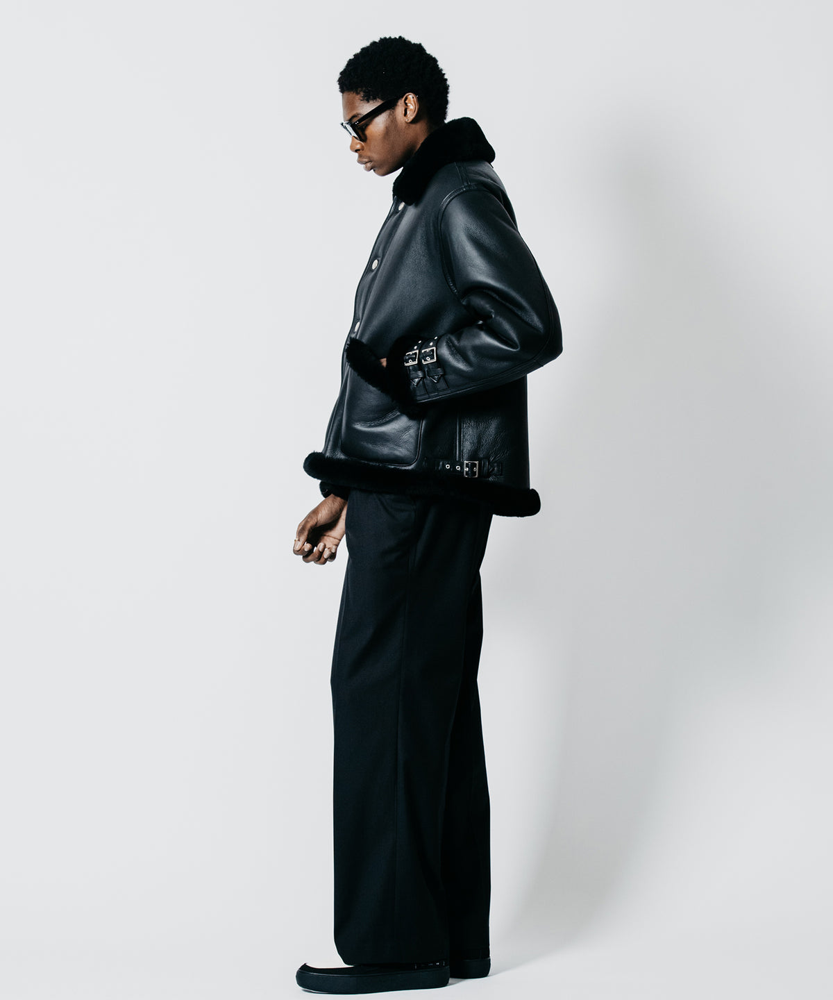 MOUTON LEATHER JACKET