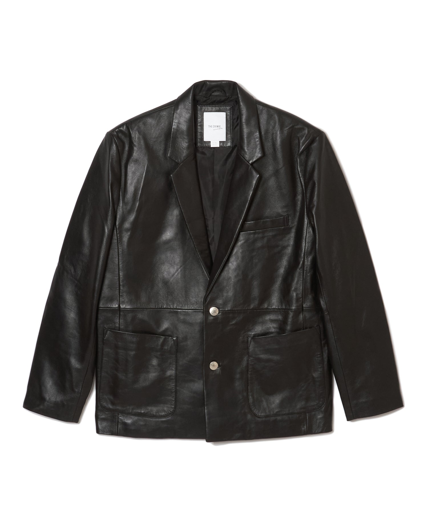 SPANISH LAMB LEATHER BLAZER