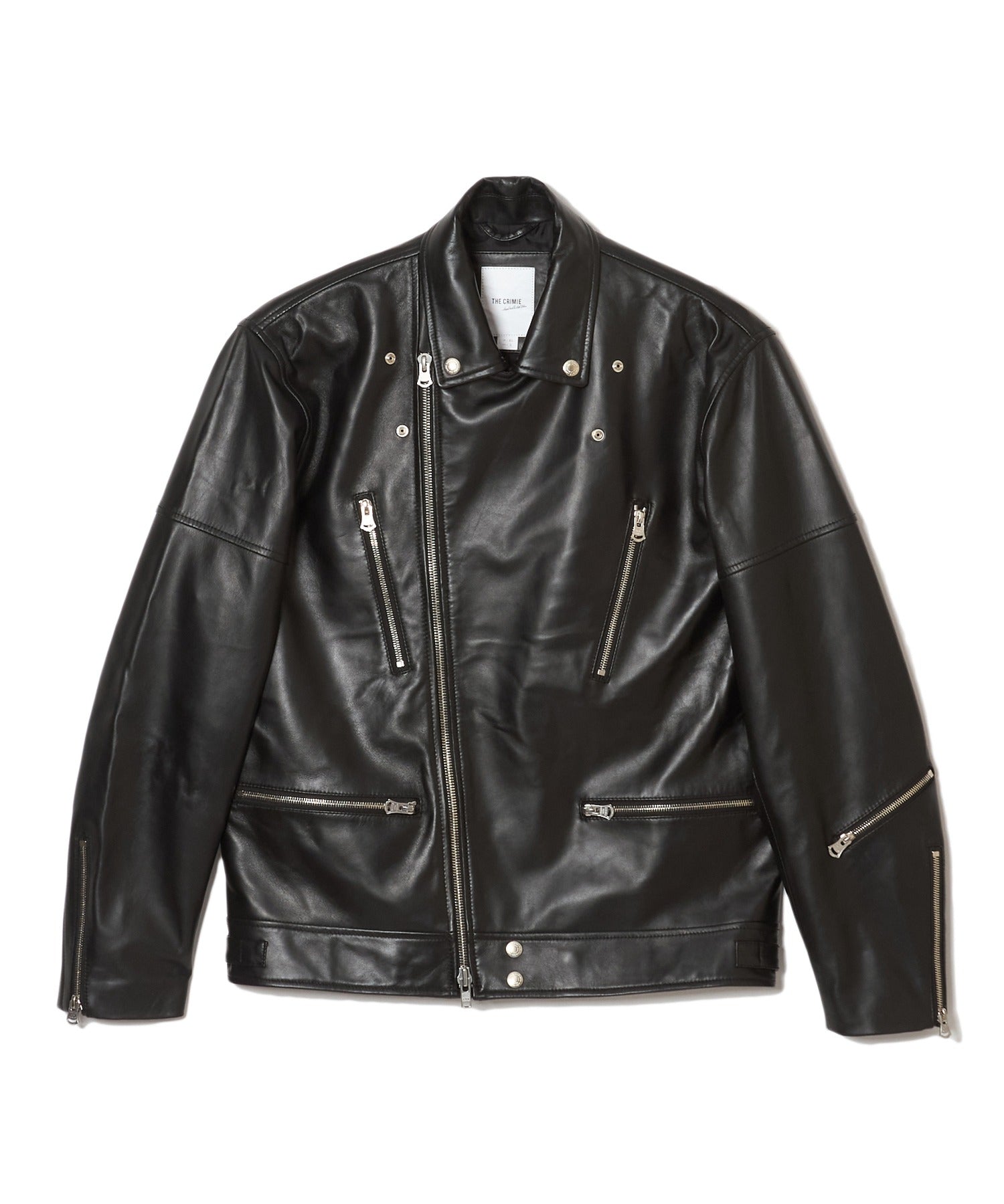 W BIKER SPANISH LAMB LEATHER JACKET