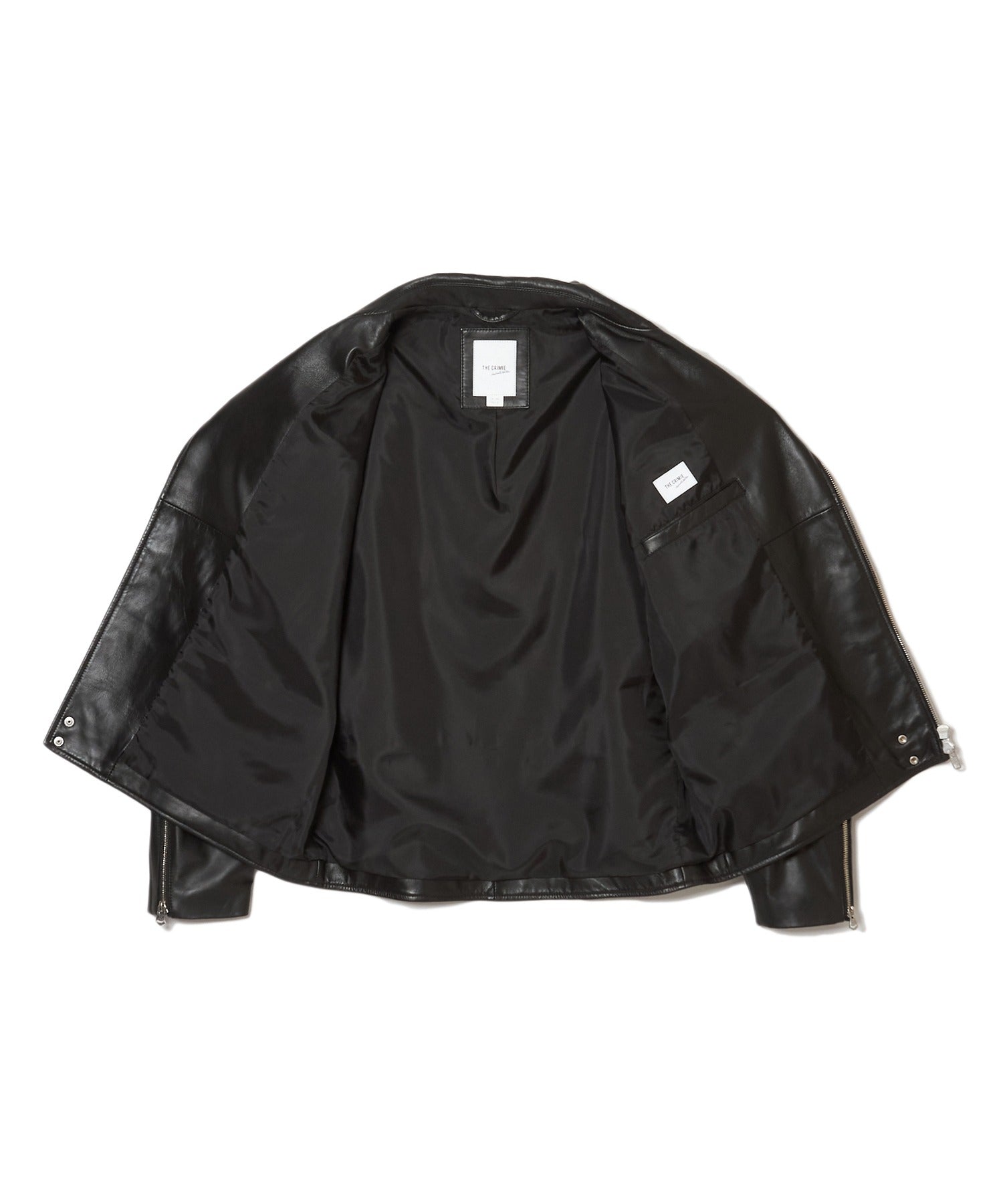 W BIKER SPANISH LAMB LEATHER JACKET