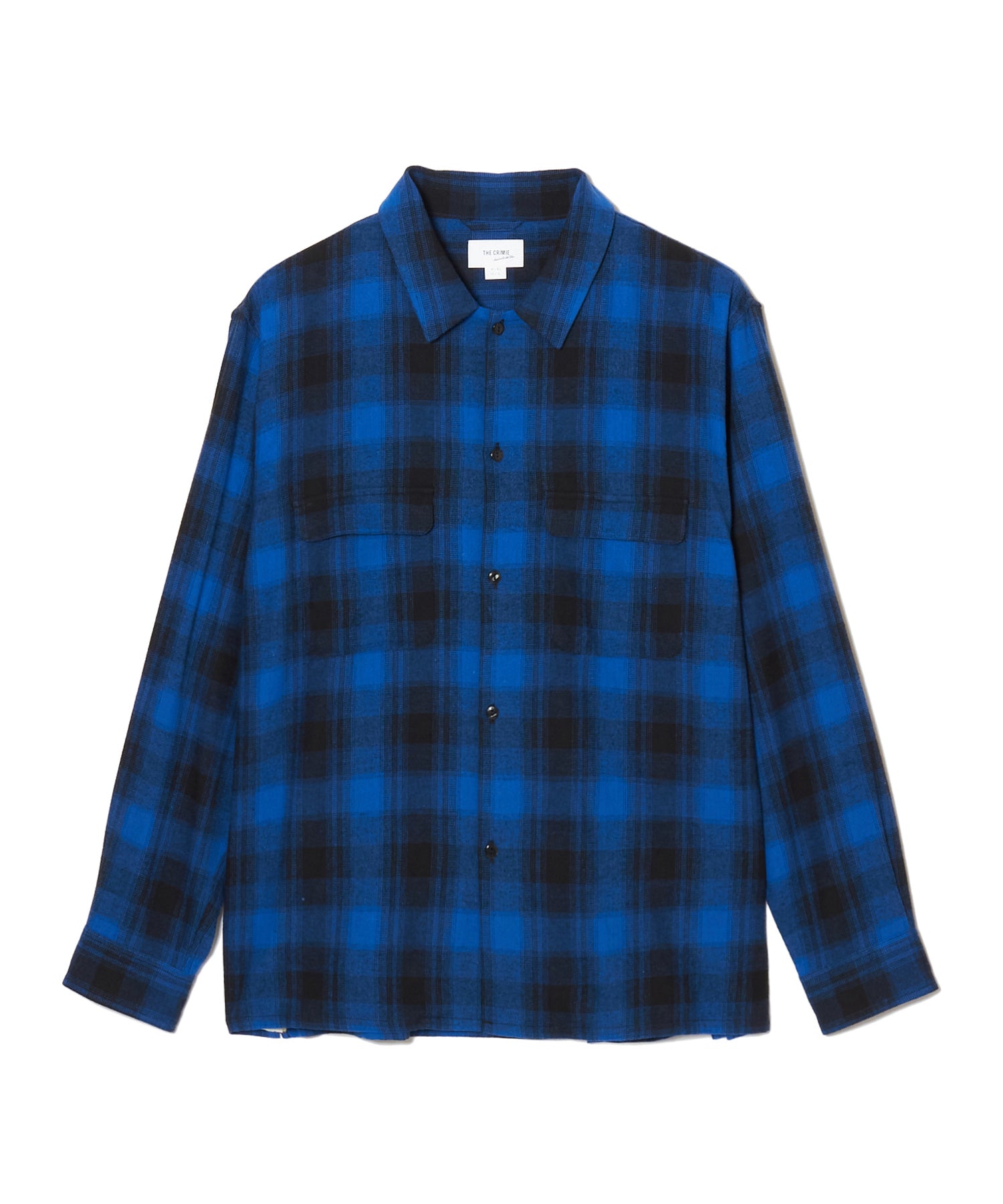 FLAP POCKET CHECK LONG SLEEVE SHIRT