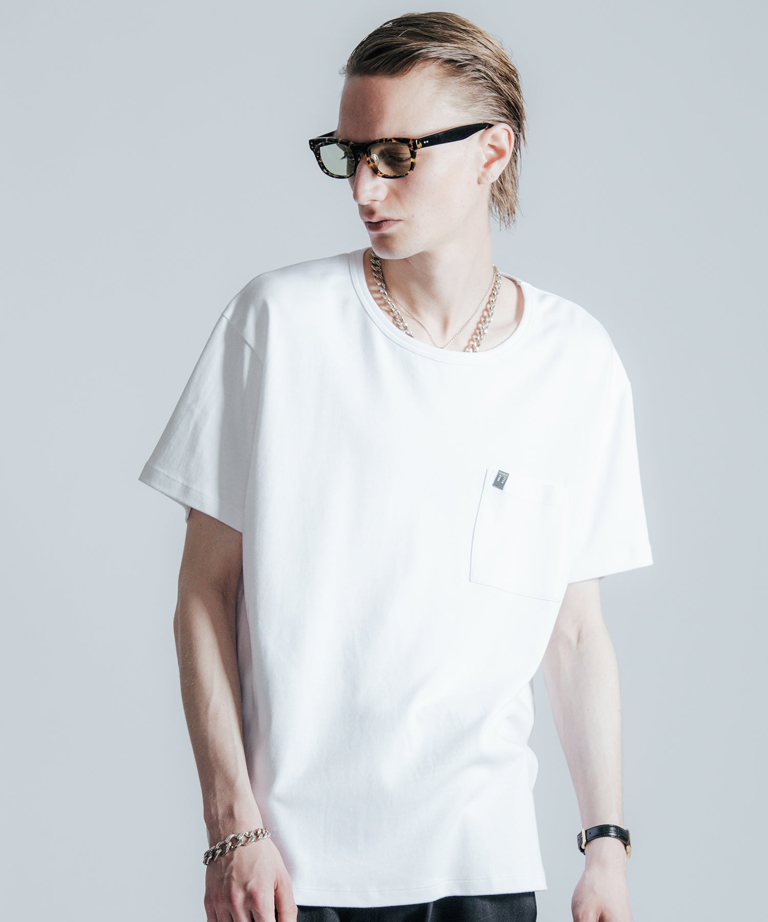 EDDIE SHORT LENGTH CREW NECK T SHIRT