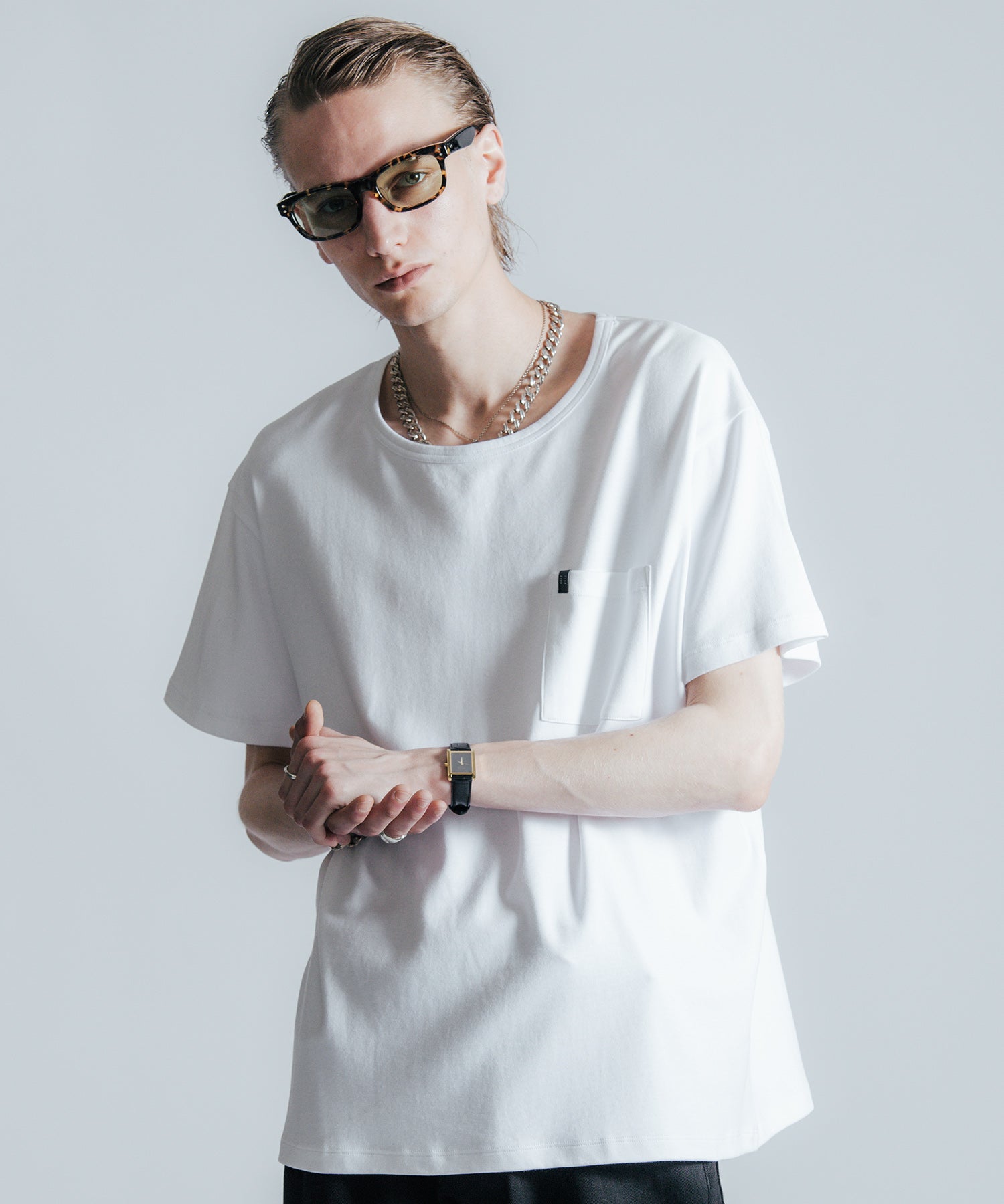 EDDIE SHORT LENGTH CREW NECK T SHIRT