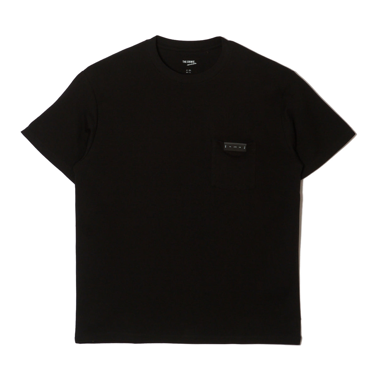 LEATHER TAG POCKET T SHIRT