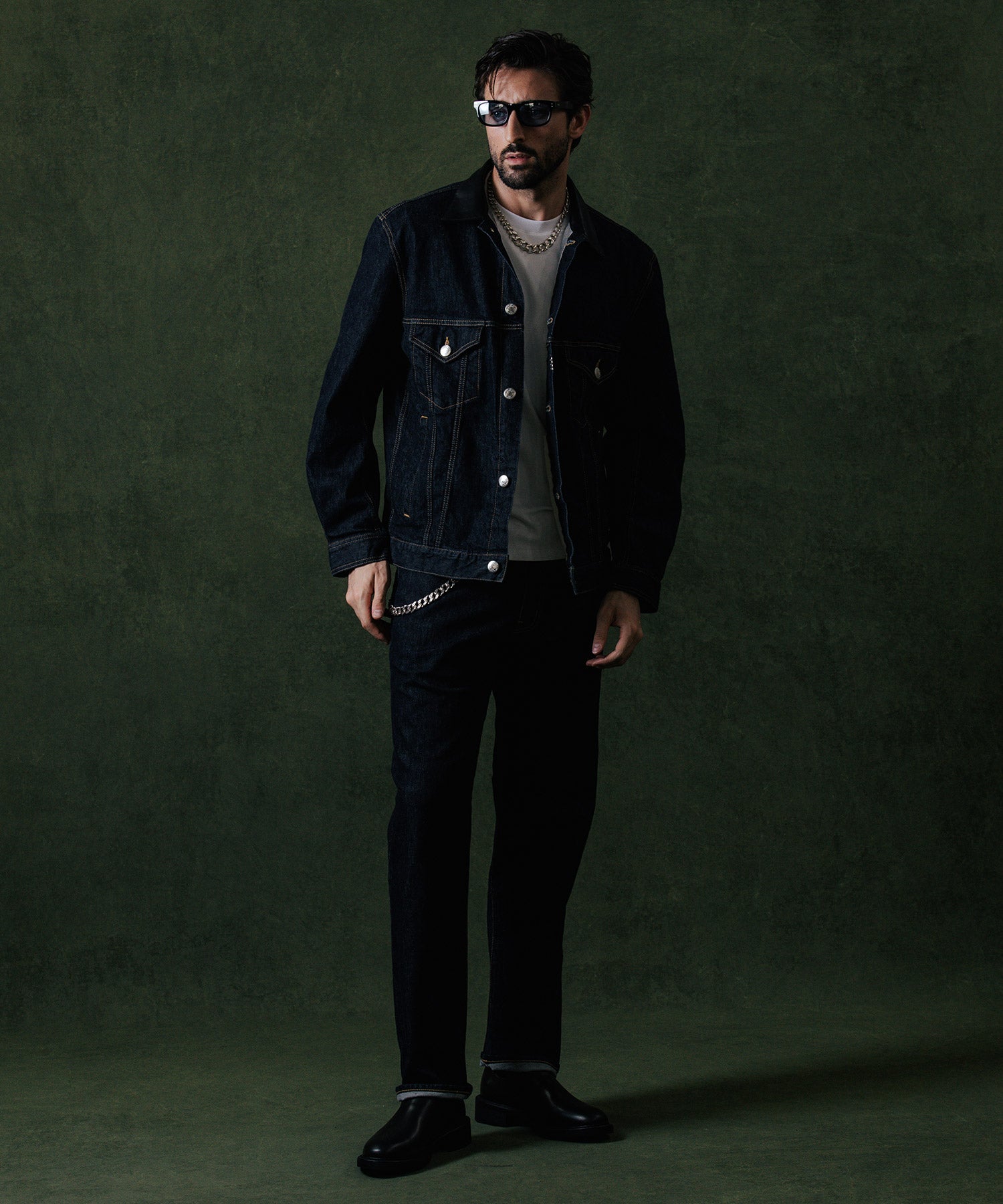 BORN FREE SELVEDGE STRETCH DENIM JACKET