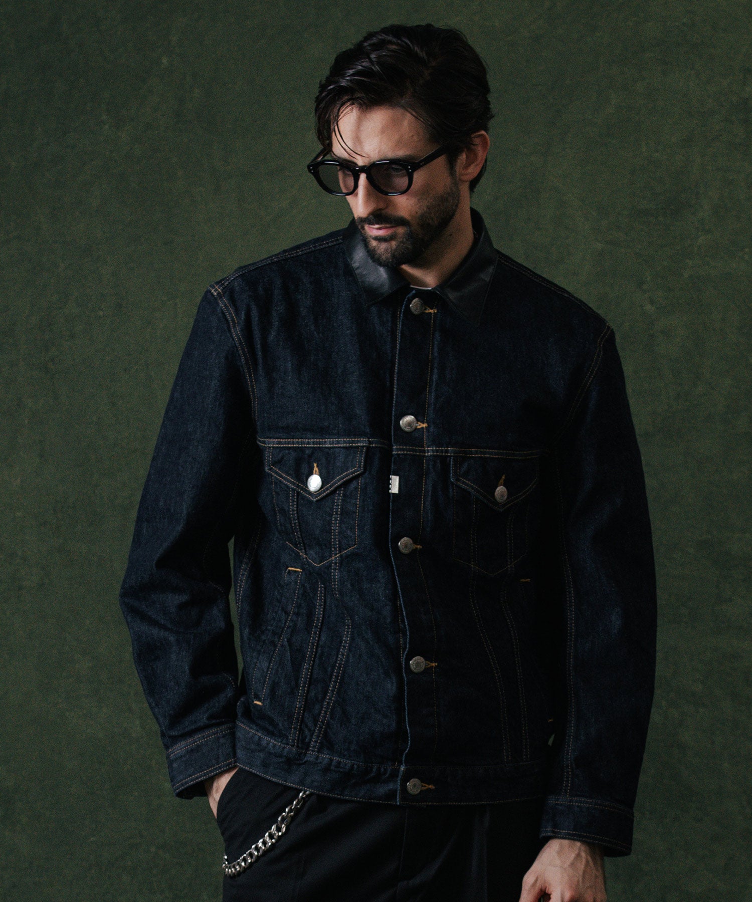 BORN FREE SELVEDGE STRETCH DENIM JACKET