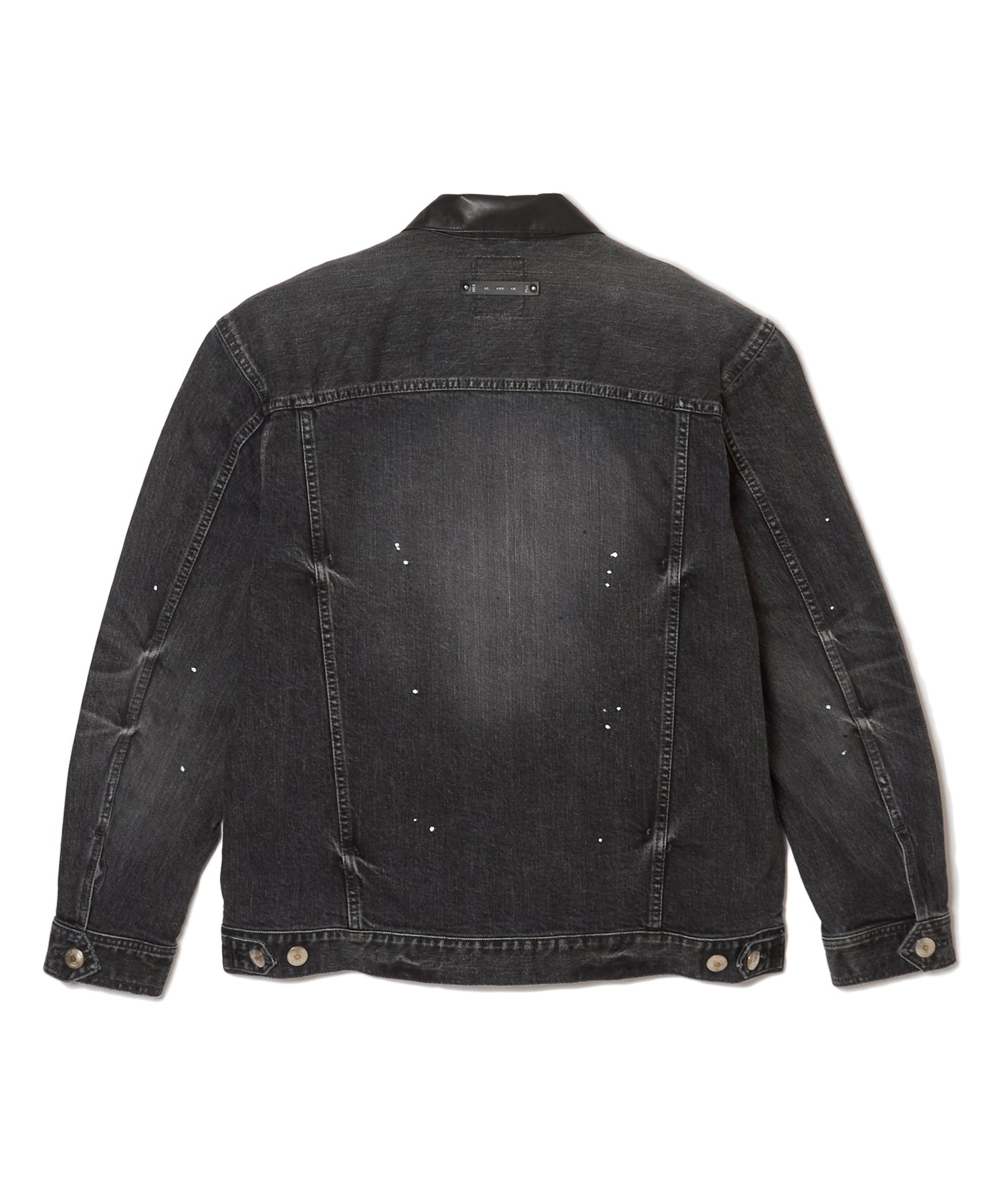 BORN FREE GARAGE USED SELVEDGE STRETCH DENIM JACKET