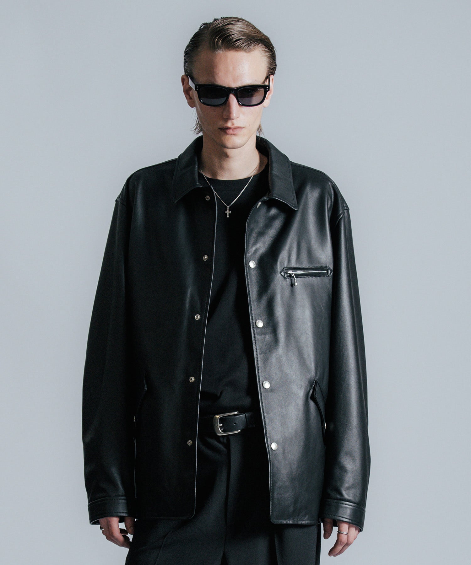 SPANISH LAMB LEATHER SPORTS JACKET