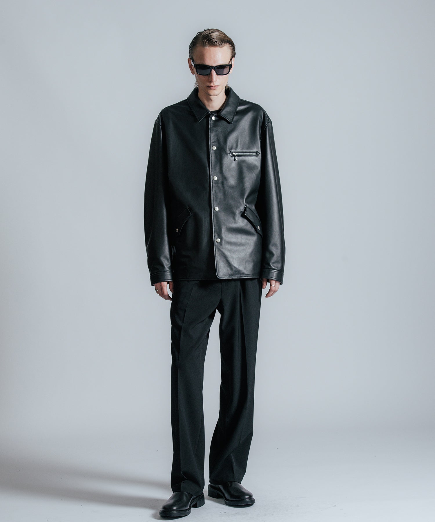 SPANISH LAMB LEATHER SPORTS JACKET