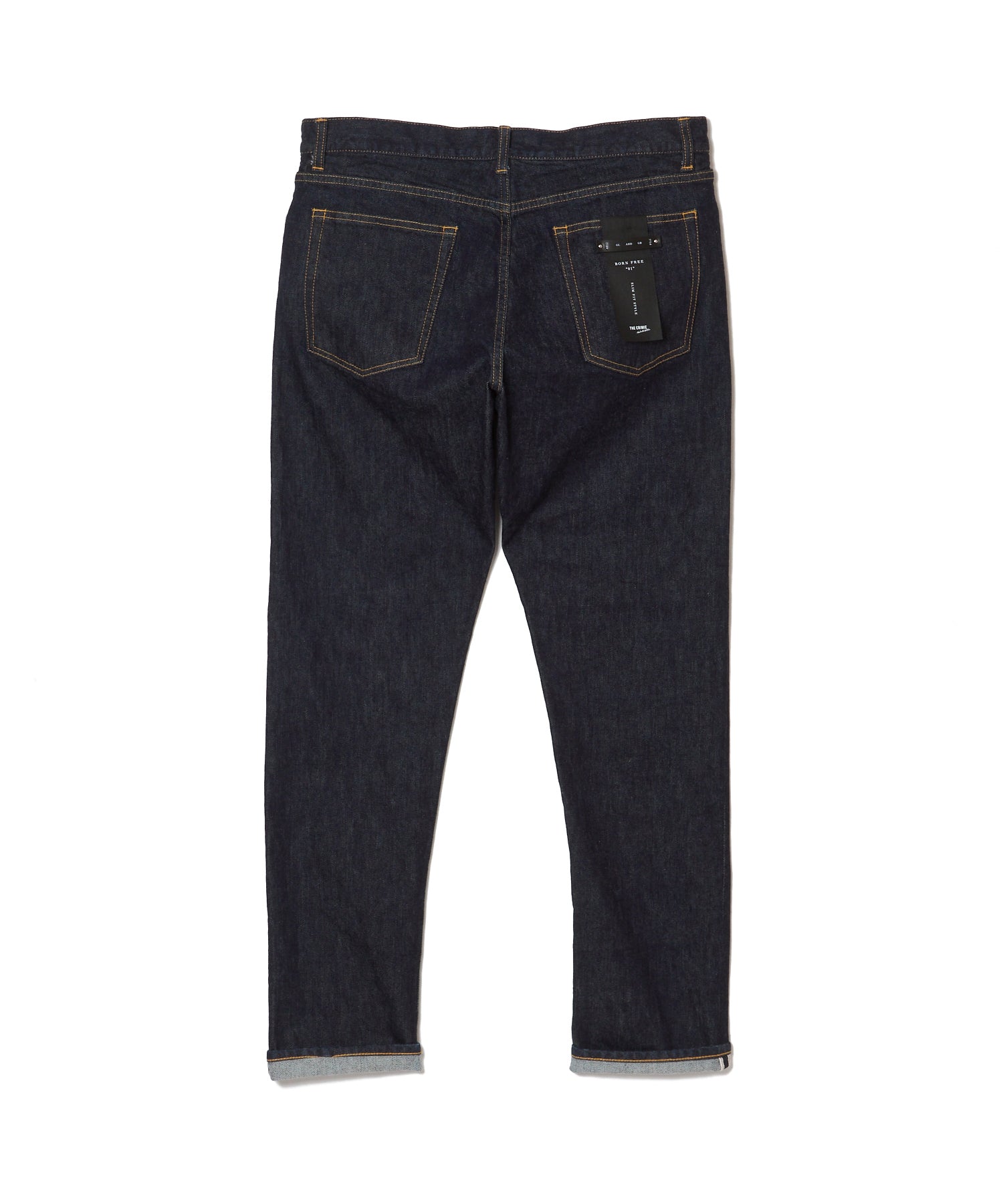 BORN FREE 1 SLIM STYLE SELVEDGE STRETCH JEANS