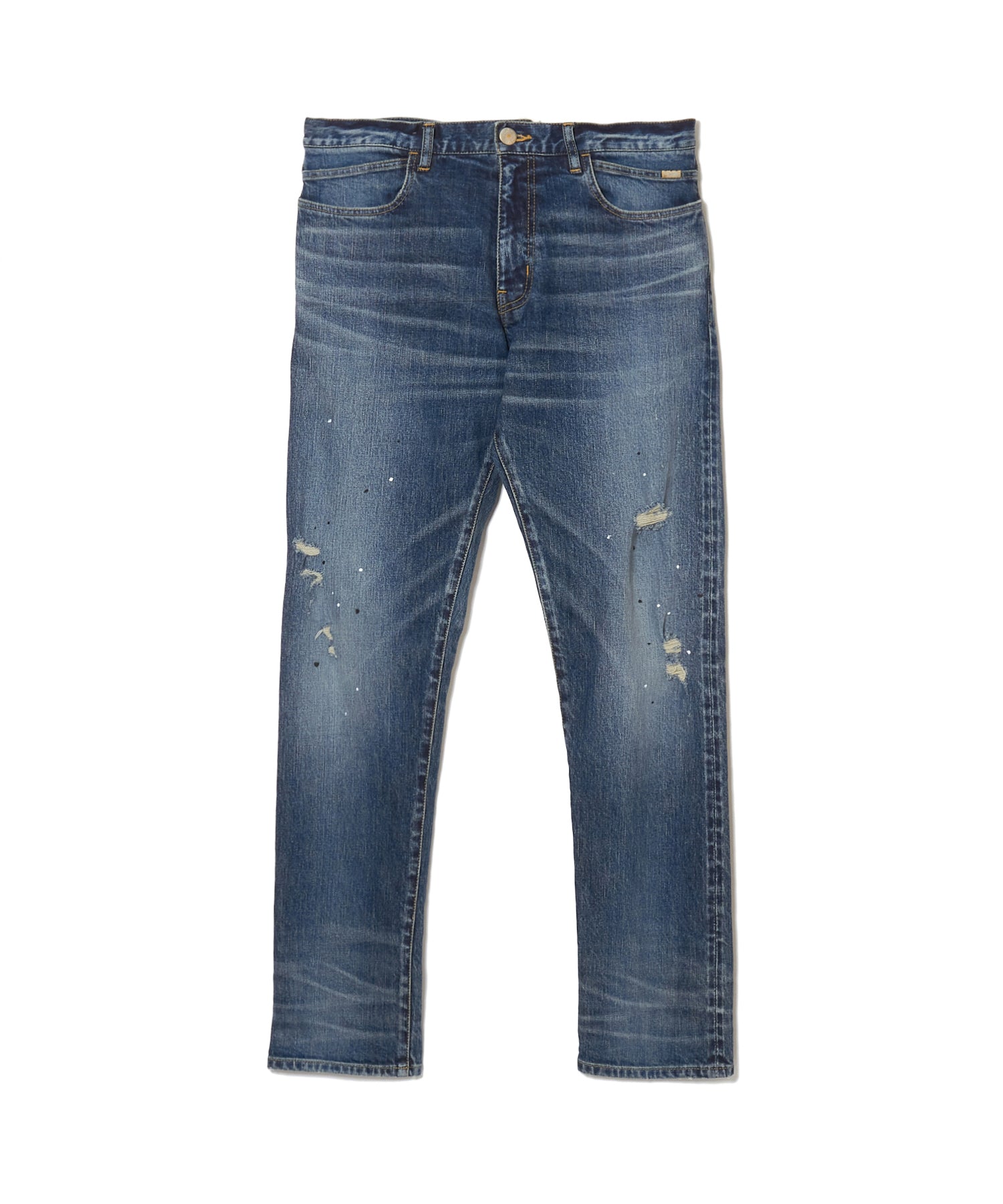 BORN FREE GARAGE USED SELVEDGE STRETCH JEANS