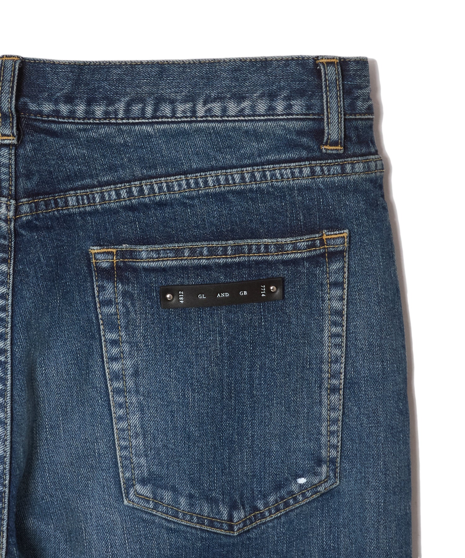 BORN FREE 2 GARAGE USED SELVEDGE STRETCH JEANS