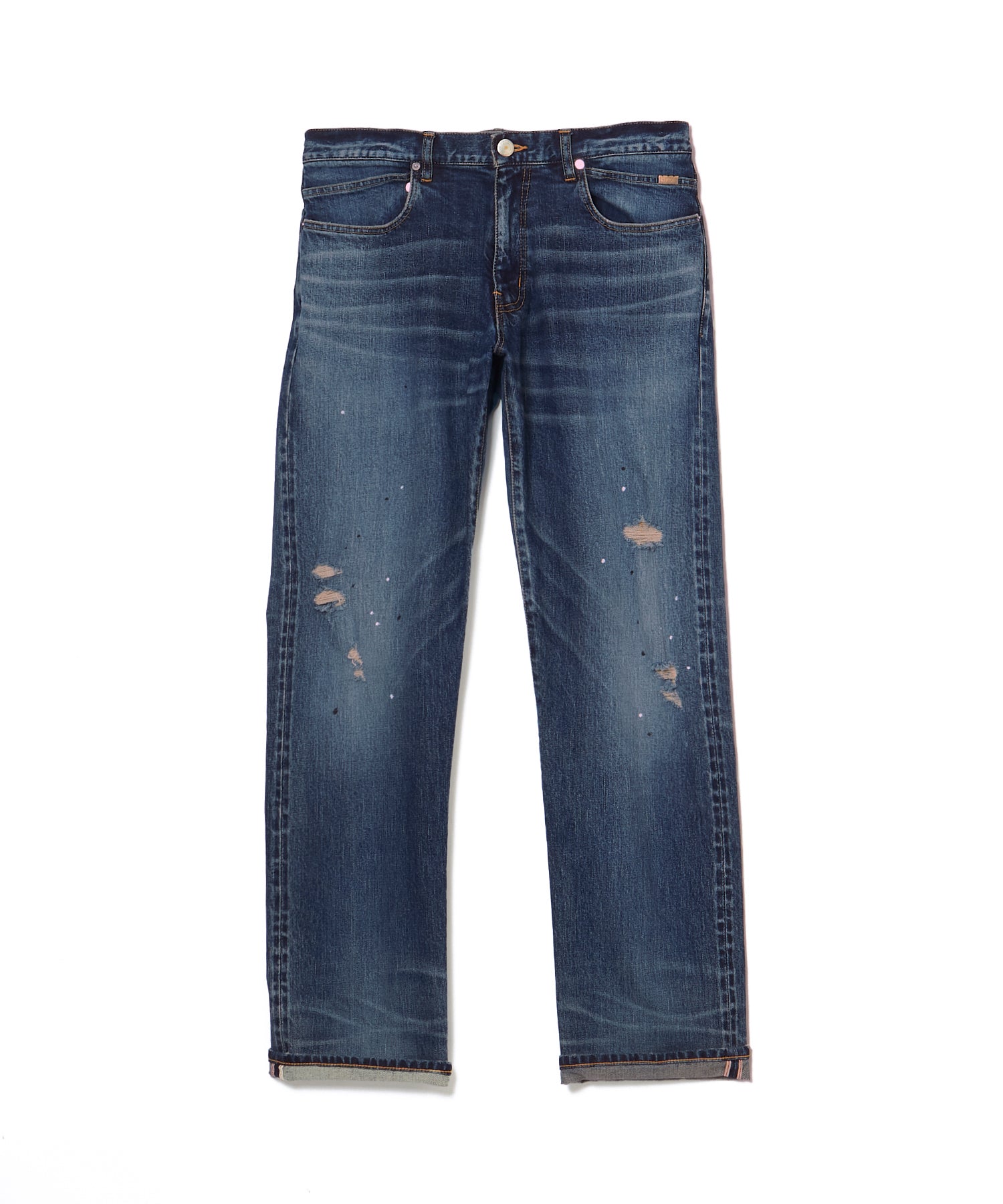BORN FREE 2 REGULAR STYLE GARAGE USED SELVEDGE STRETCH JEANS