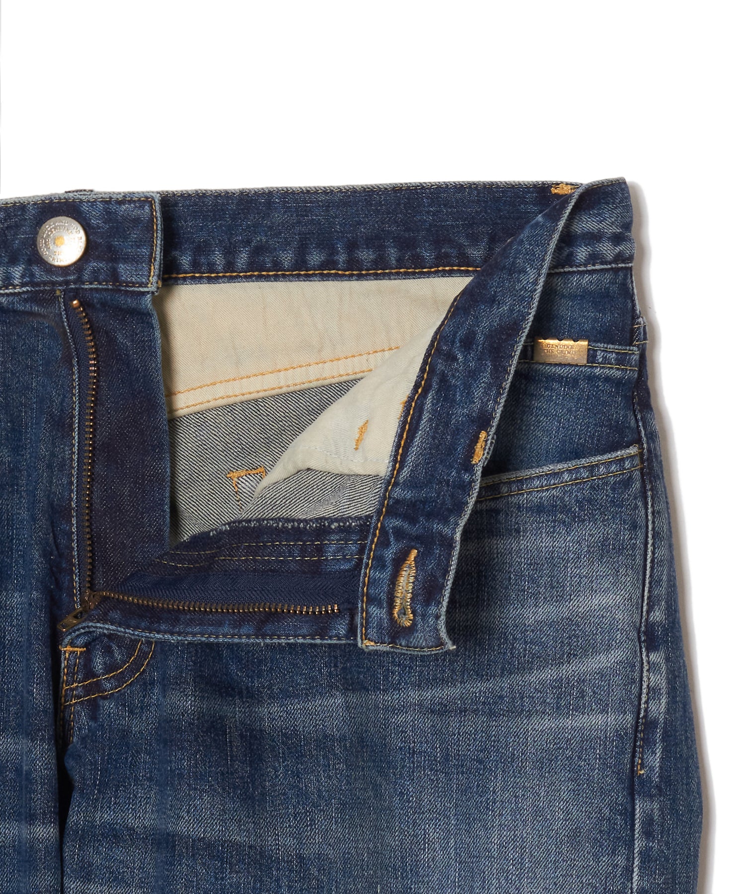 BORN FREE 2 REGULAR STYLE GARAGE USED SELVEDGE STRETCH JEANS