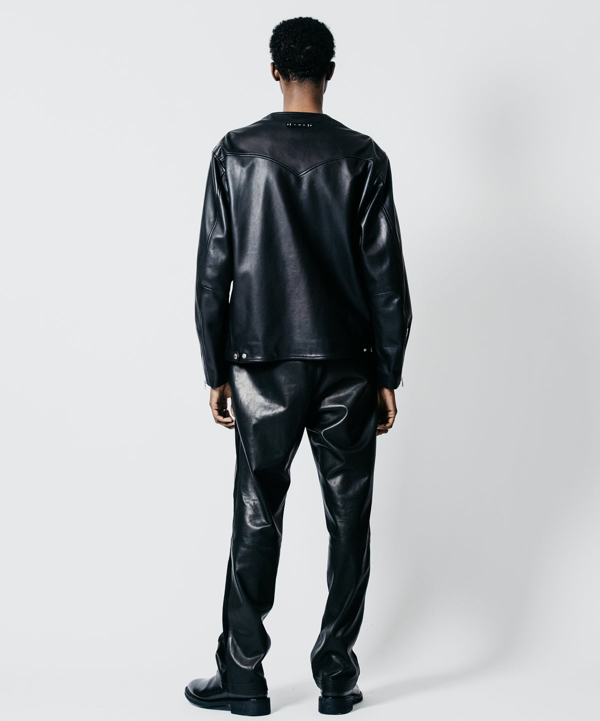 LAMB LEATHER RIDERS CARDIGAN