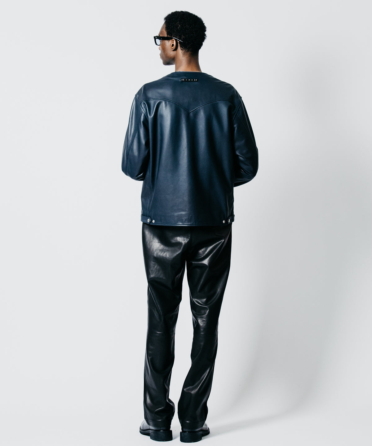 LAMB LEATHER RIDERS CARDIGAN