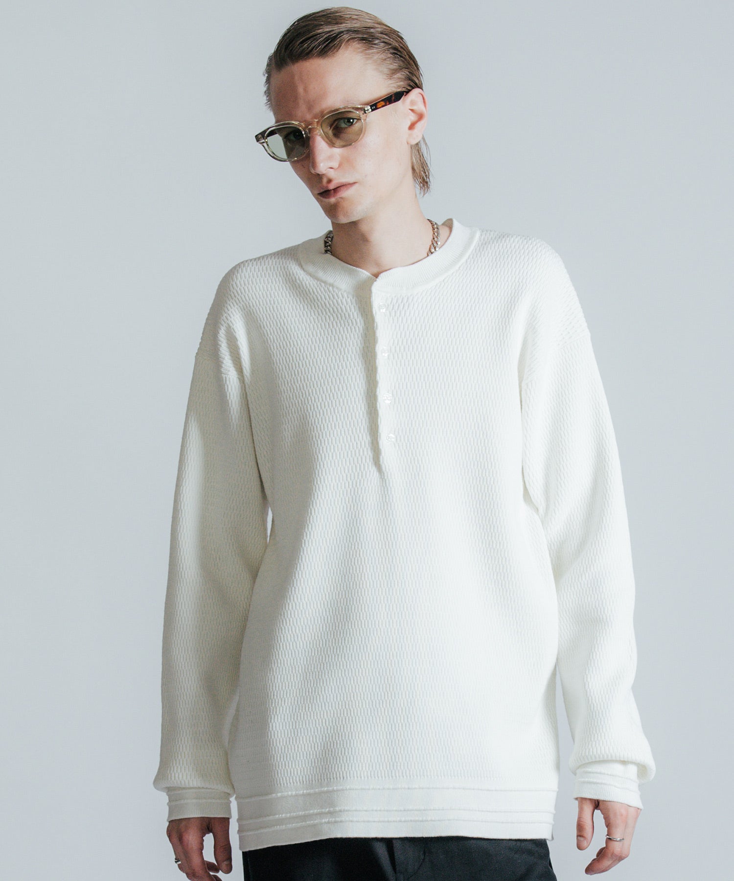 HENRY NECK THERMAL LONG SLEEVE
